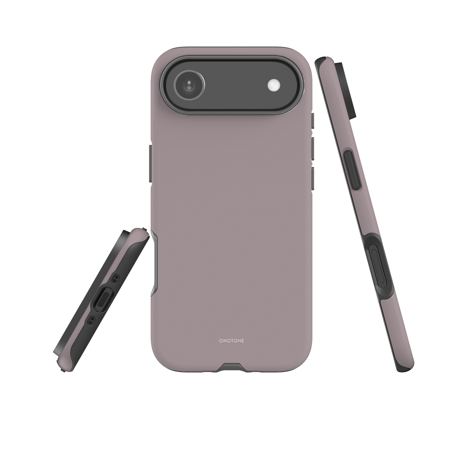 GRAY MINIMALIST IPHONE® CASE - PANTONE® 436