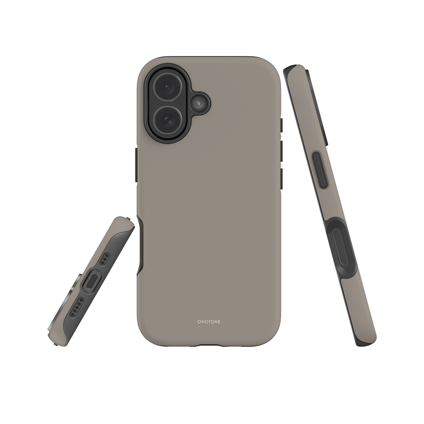 GRAY MINIMALIST IPHONE® CASE - PANTONE® 402