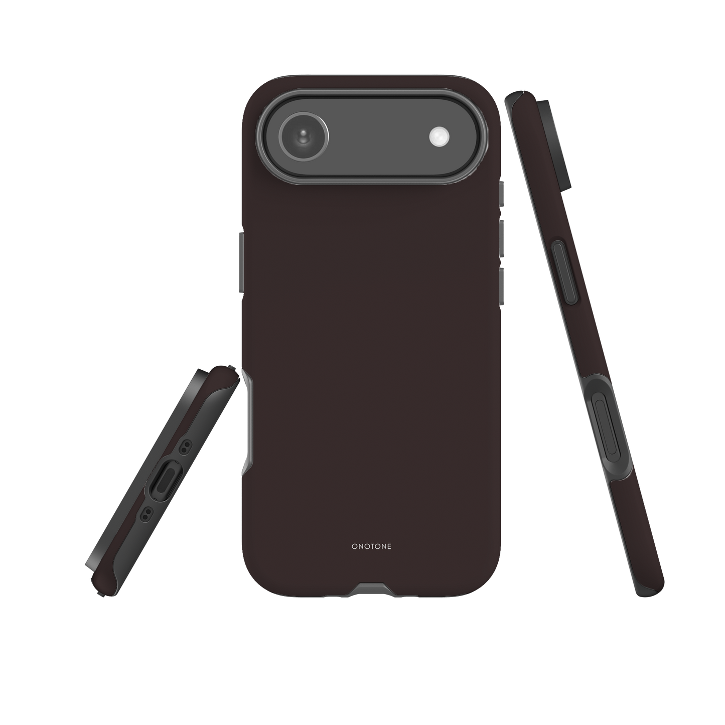 BROWN MINIMALIST IPHONE® CASE - PANTONE® CHOCOLATE TORTE