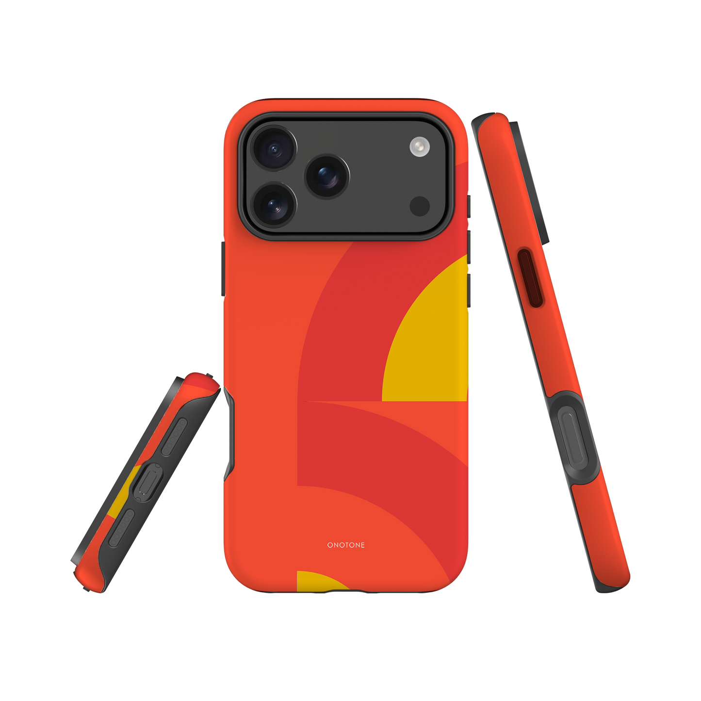 Dual Layer orange modern iPhone® Case ( MD-2625)