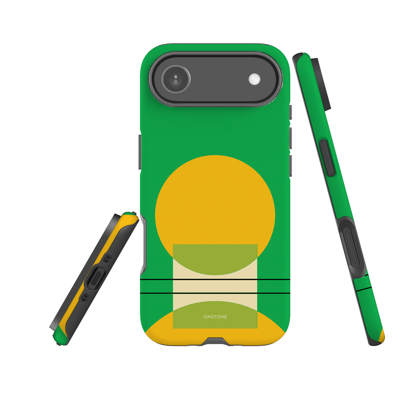 Dual Layer green modern iPhone® Case ( MD-2065)