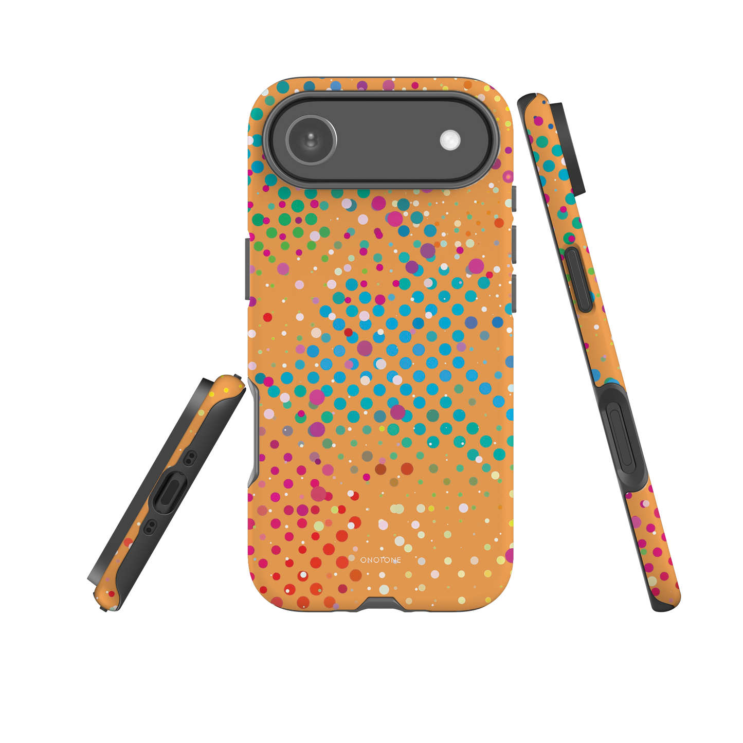 Autumn Orange Polka Dot iPhone 17 Pro (MagSafe) Case