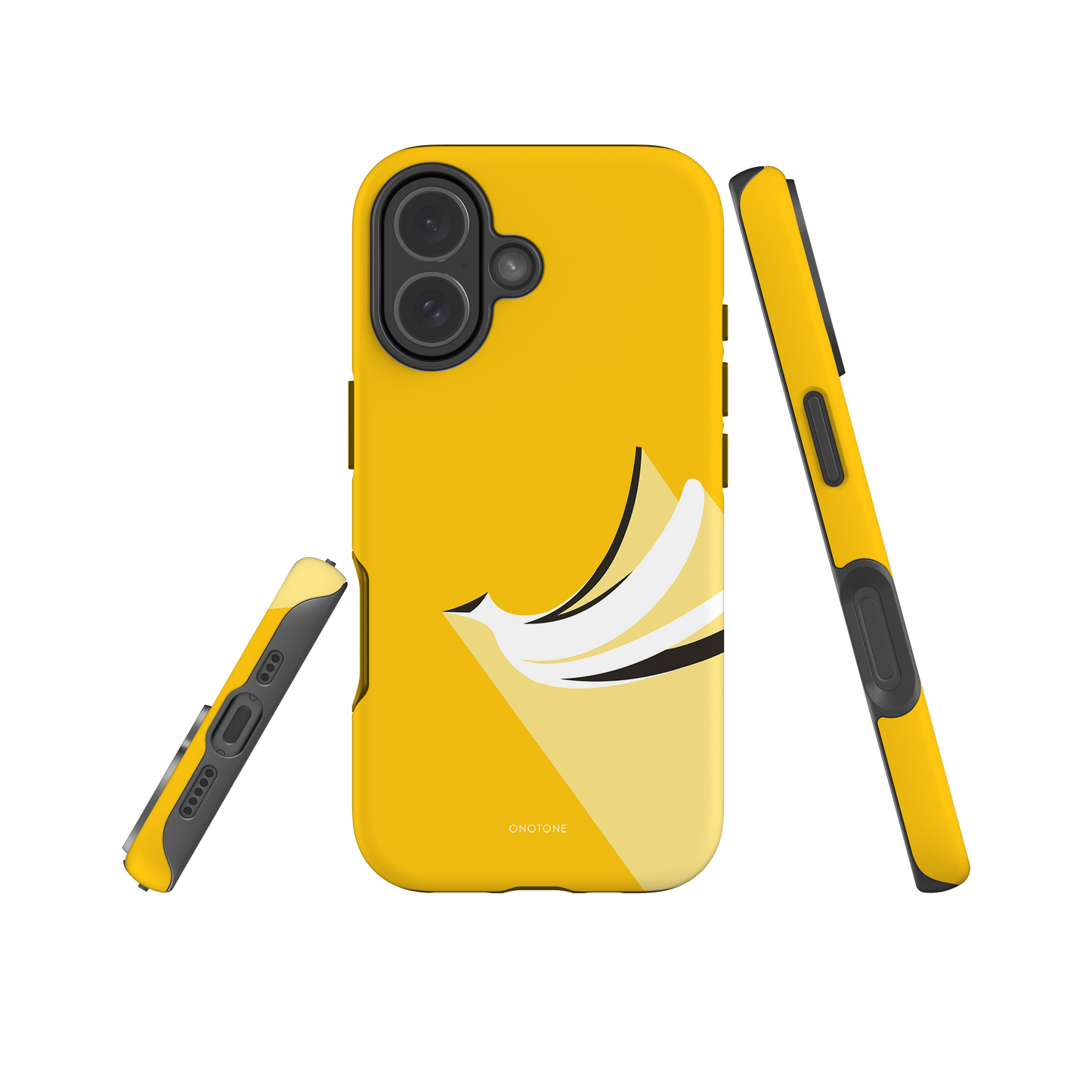 Dual Layer yellow modern iPhone® Case ( MD-2289)