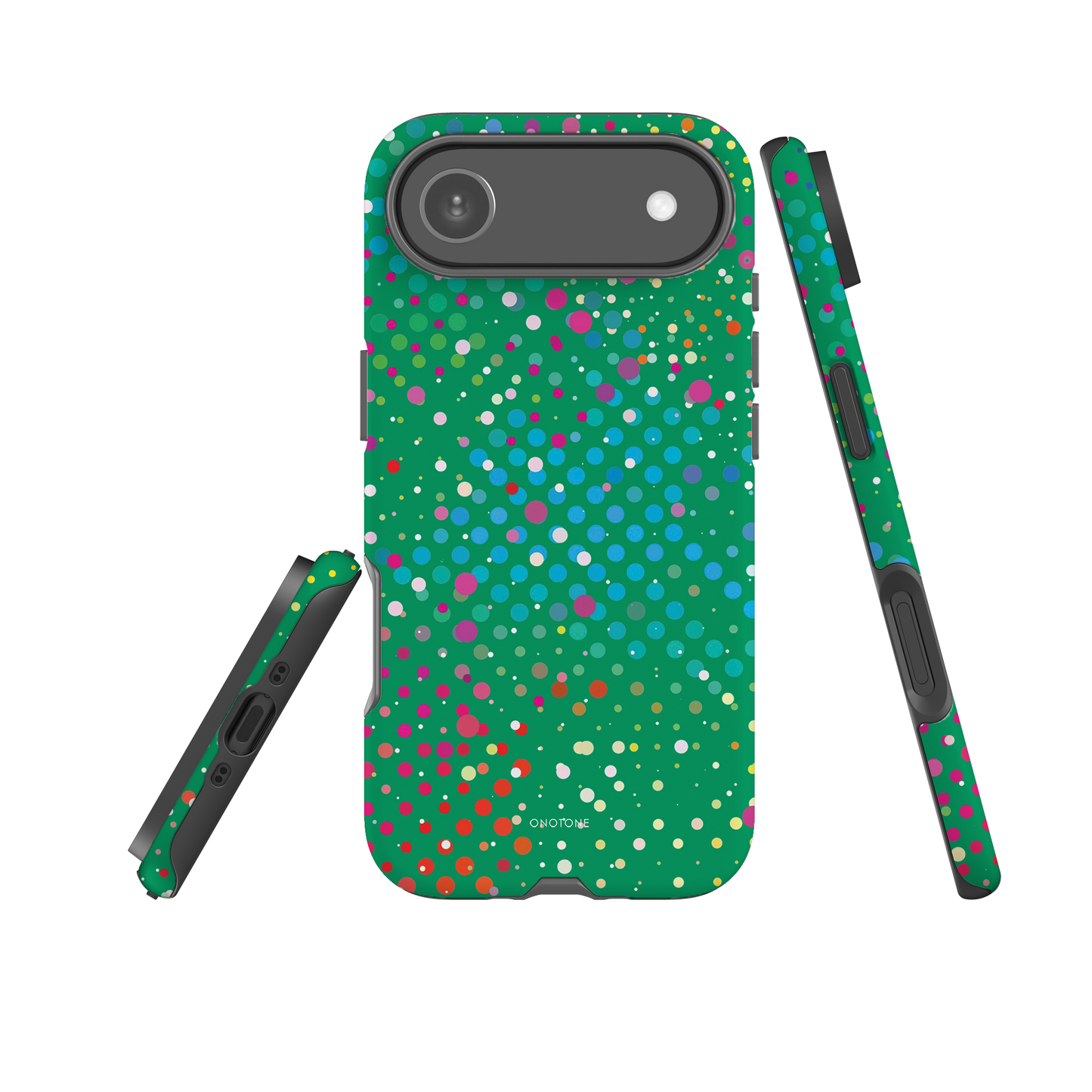 Irish Green Polka Dot iPhone 17 Pro (MagSafe) Case