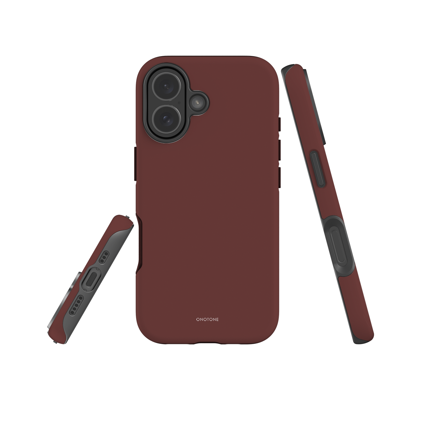 DARK BROWN MINIMALIST IPHONE® CASE - PANTONE® HOT CHOCOLATE