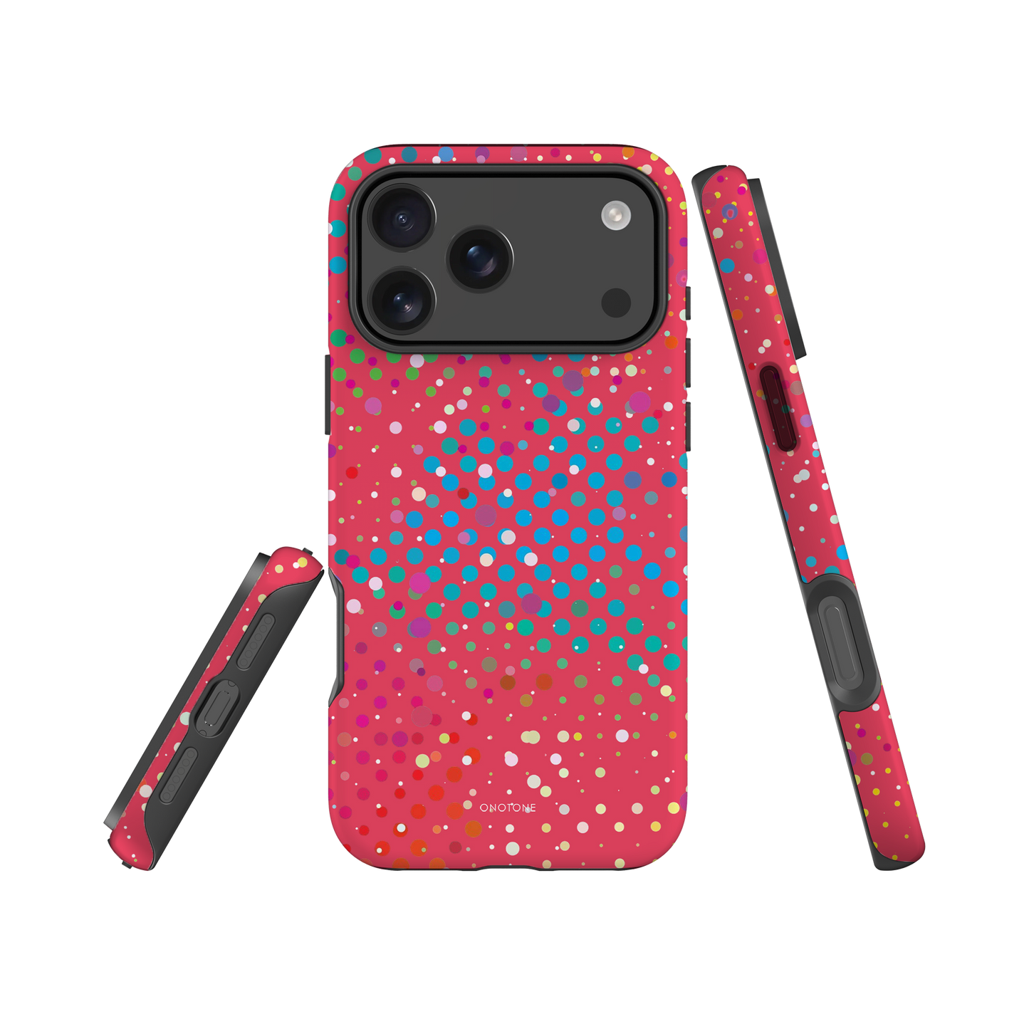 Red Pink Polka Dot iPhone 17 Pro (MagSafe) Case