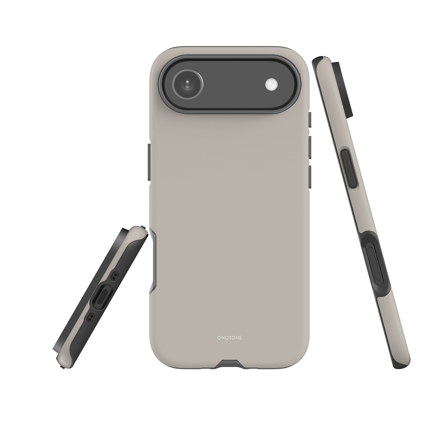 LIGHT GRAY MINIMALIST IPHONE® CASE - PANTONE® 400