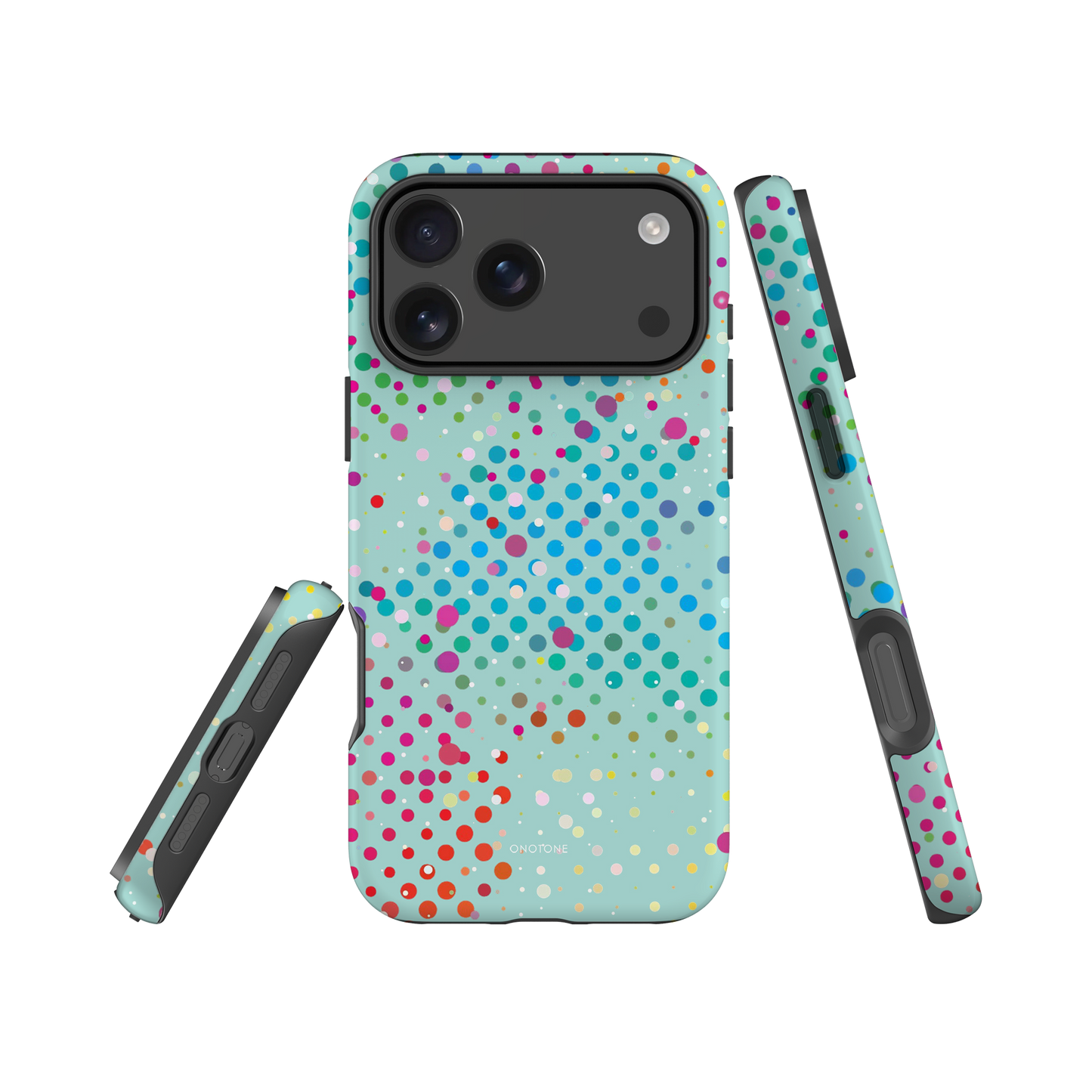Pale Turquoise Polka Dot iPhone 17 (MagSafe) Case