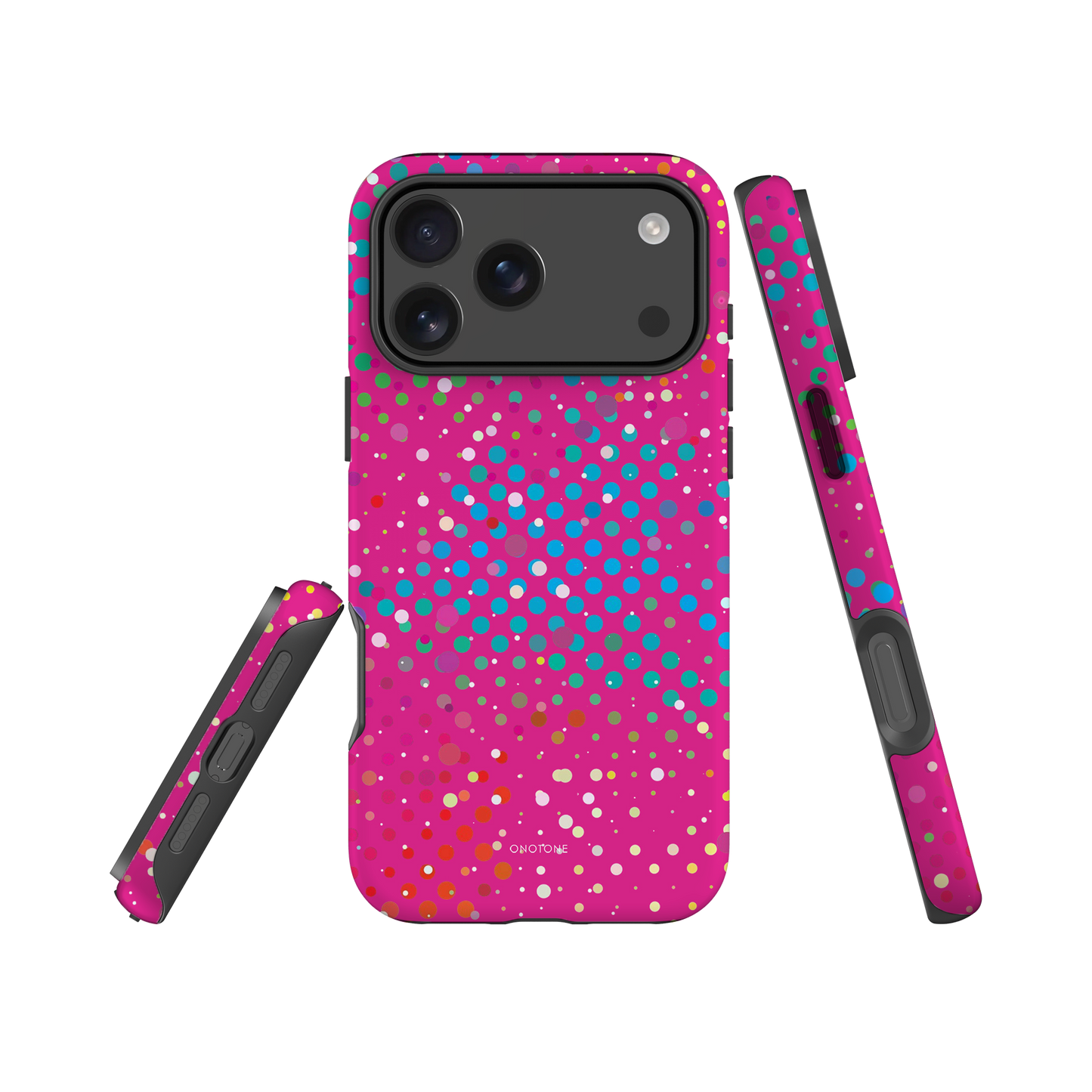 Hot Pink Polka Dot iPhone 17 (MagSafe) Case