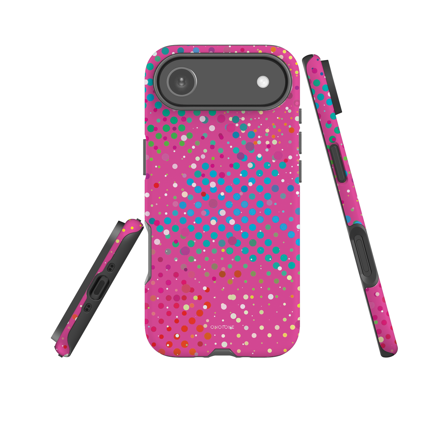 Classic Rose Pink Polka Dot iPhone 17 Pro (MagSafe) Case