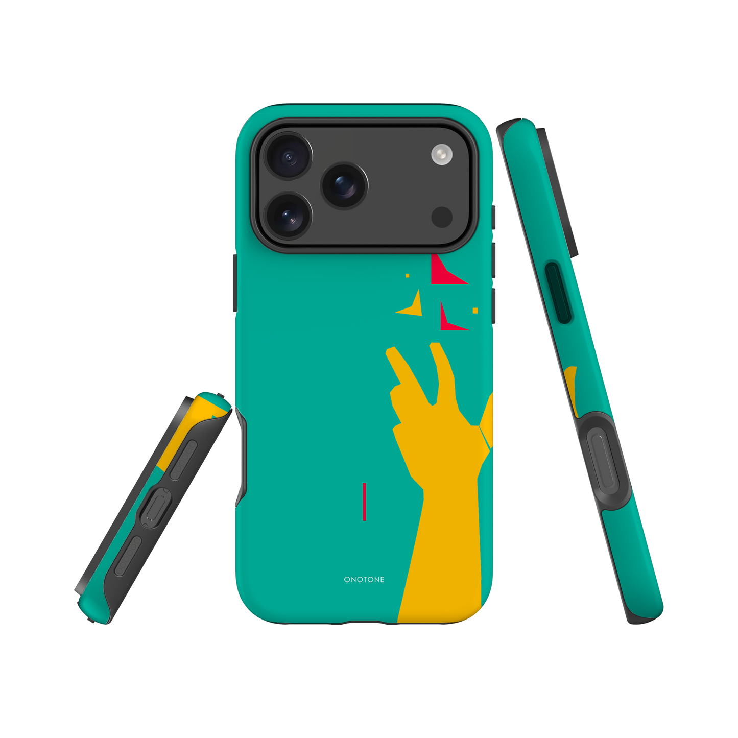 Dual Layer green modern iPhone® Case ( MD-1113)