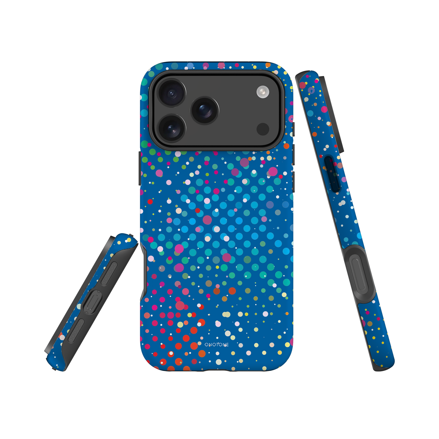 Sea Blue Polka Dot iPhone 17 Pro (MagSafe) Case