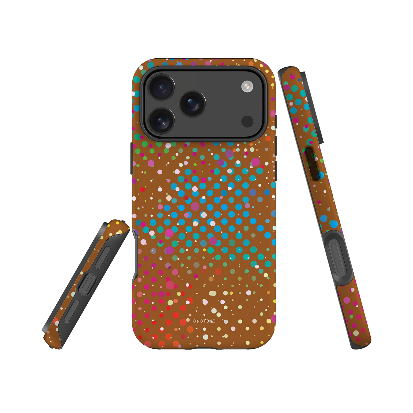 Cinnamon Brown Polka Dot iPhone 17 (MagSafe) Case