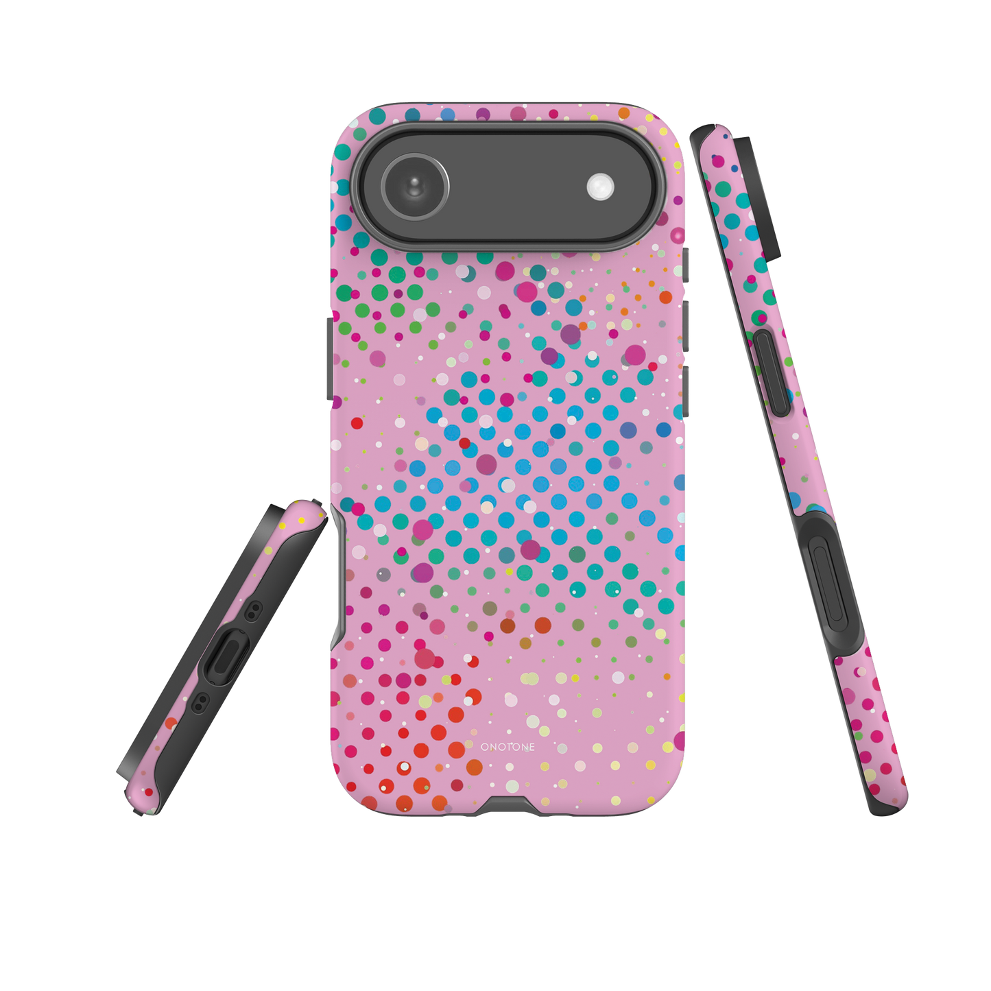 Millennial Pink Polka Dot iPhone 17 Pro (MagSafe) Case