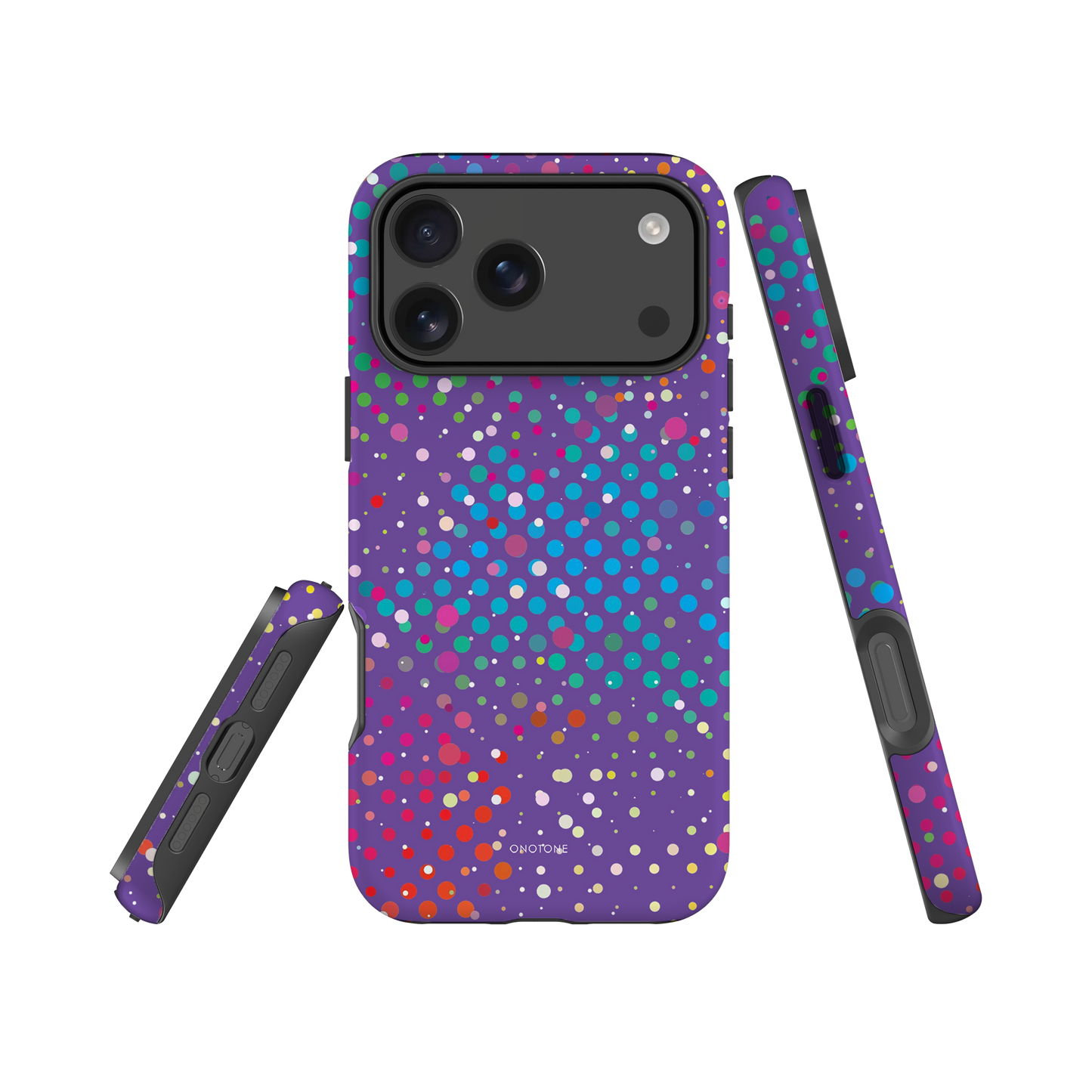 Indigo Purple Polka Dot iPhone 17 (MagSafe) Case