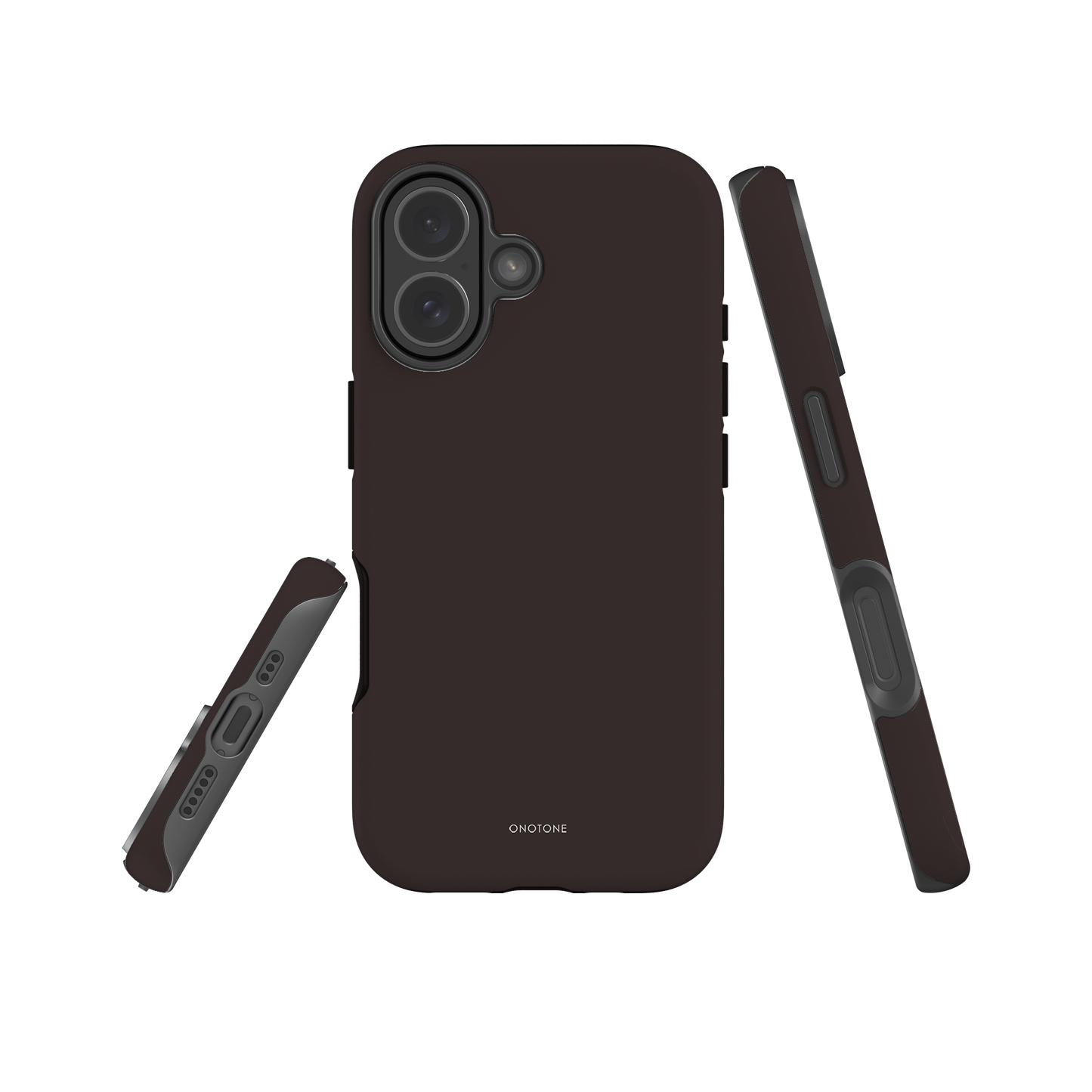 GRAY MINIMALIST IPHONE® CASE - PANTONE® 412