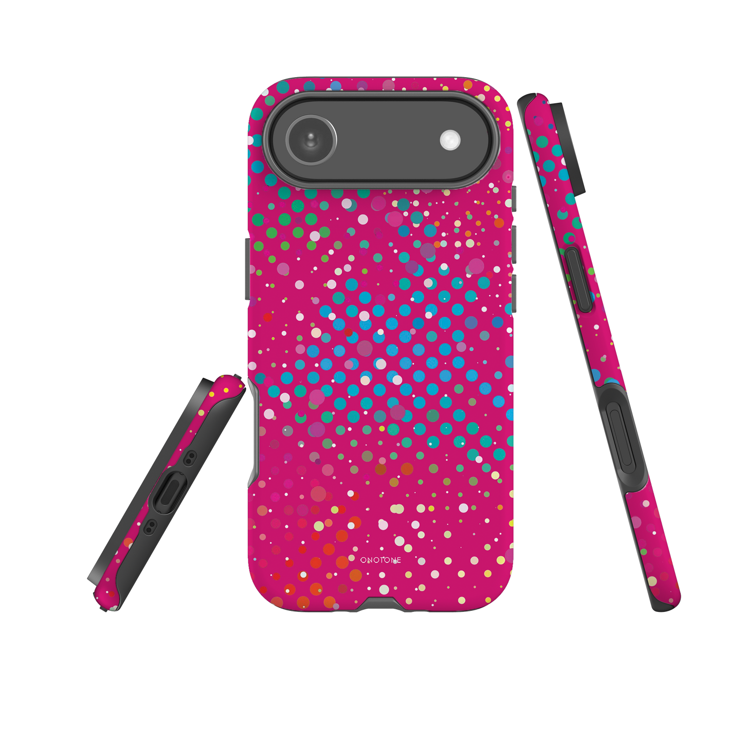 Persian Pink Polka Dot iPhone 17 Pro (MagSafe) Case