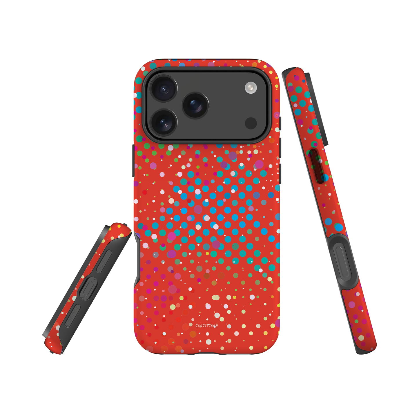 Classic Vivid Crimson Polka Dot iPhone 17 (MagSafe) Case