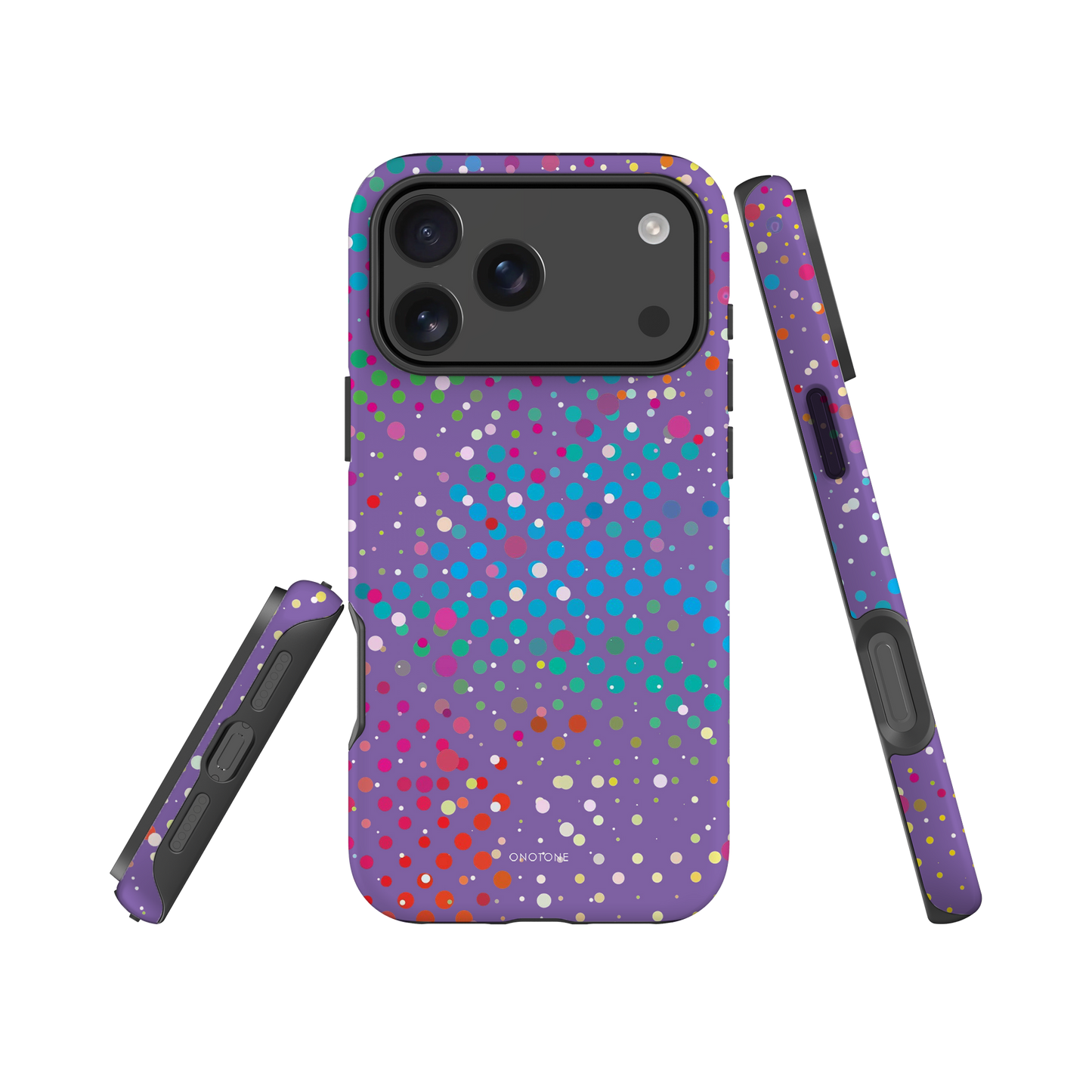 Purple Polka Dot iPhone 17 Pro (MagSafe) Case