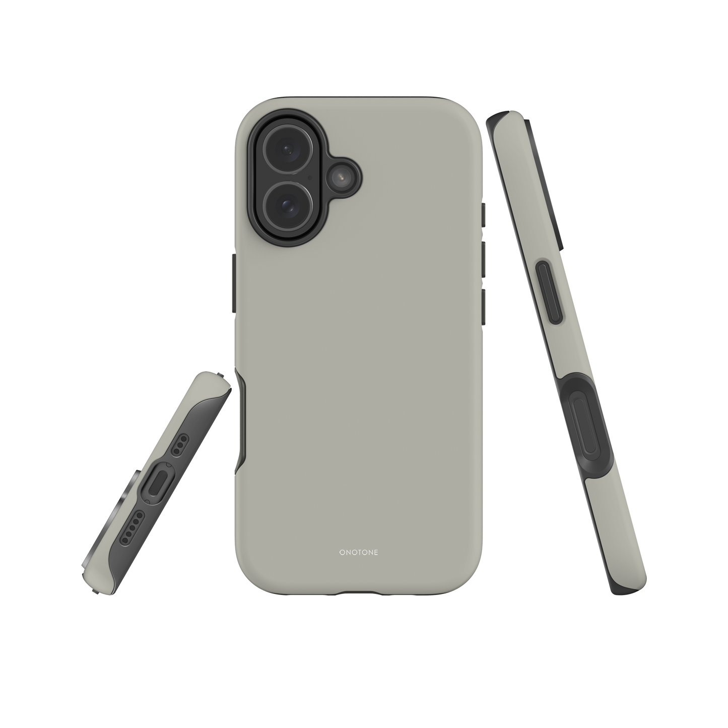 GRAY MINIMALIST IPHONE® CASE - PANTONE® 413