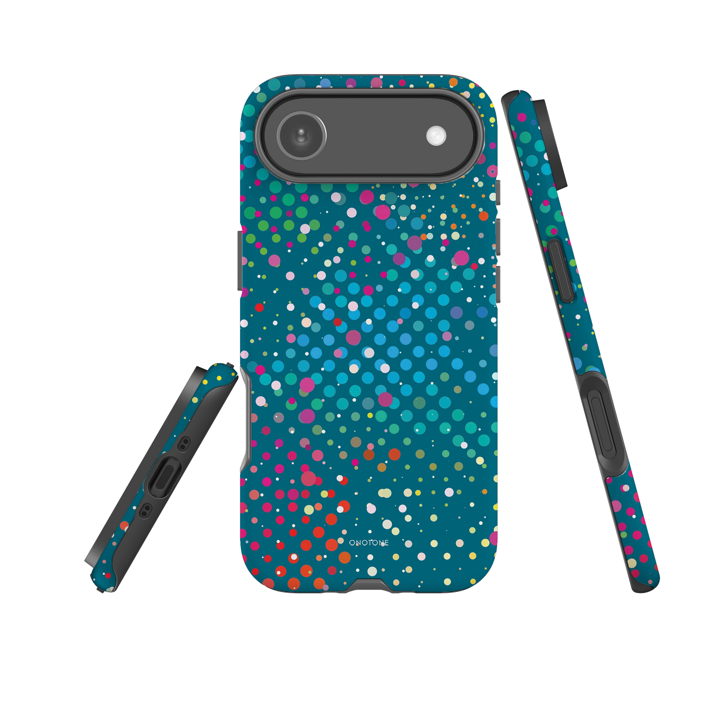 Sea Blue Polka Dot iPhone 17 Pro (MagSafe) Case