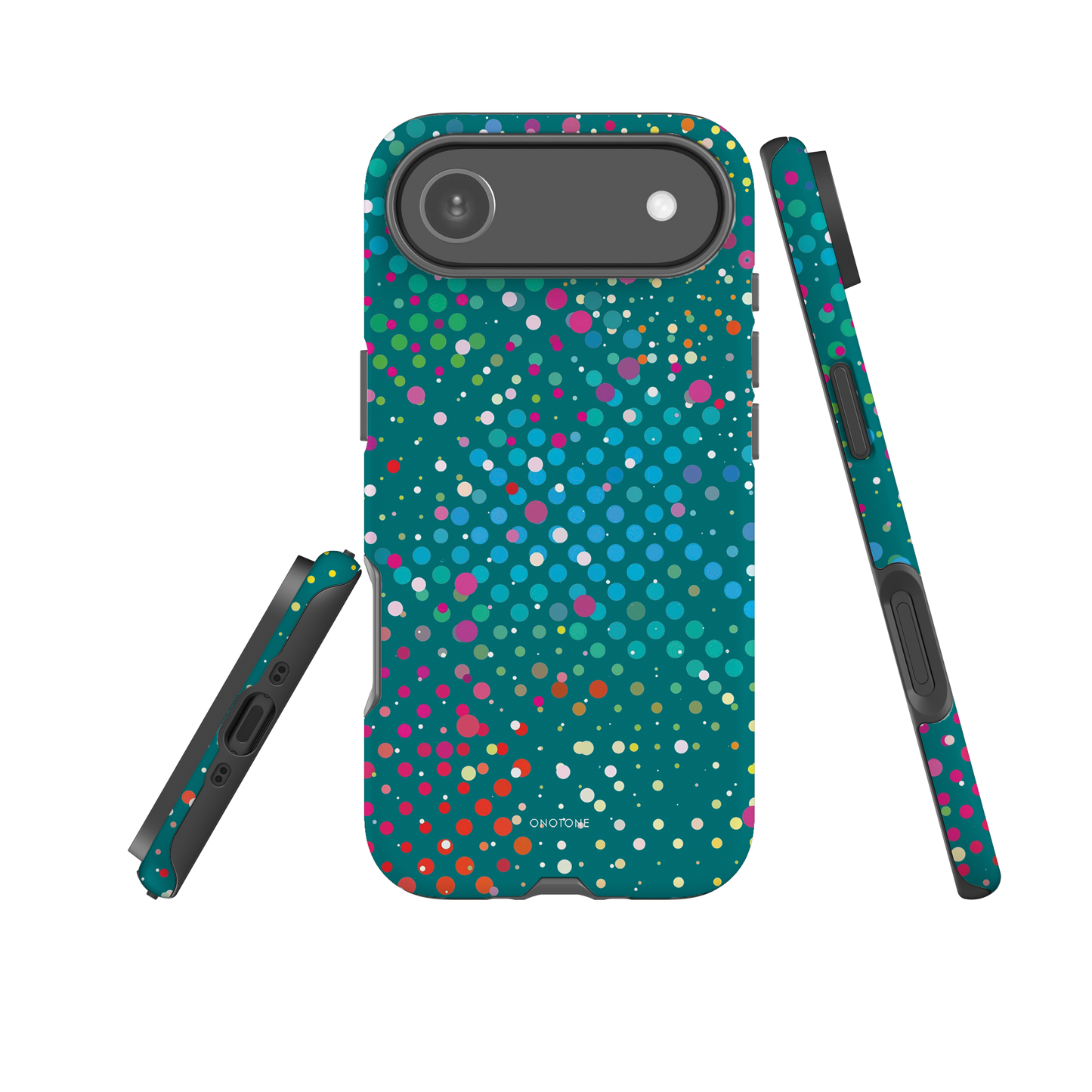 Skobeloff Green Polka Dot iPhone 17 Pro (MagSafe) Case