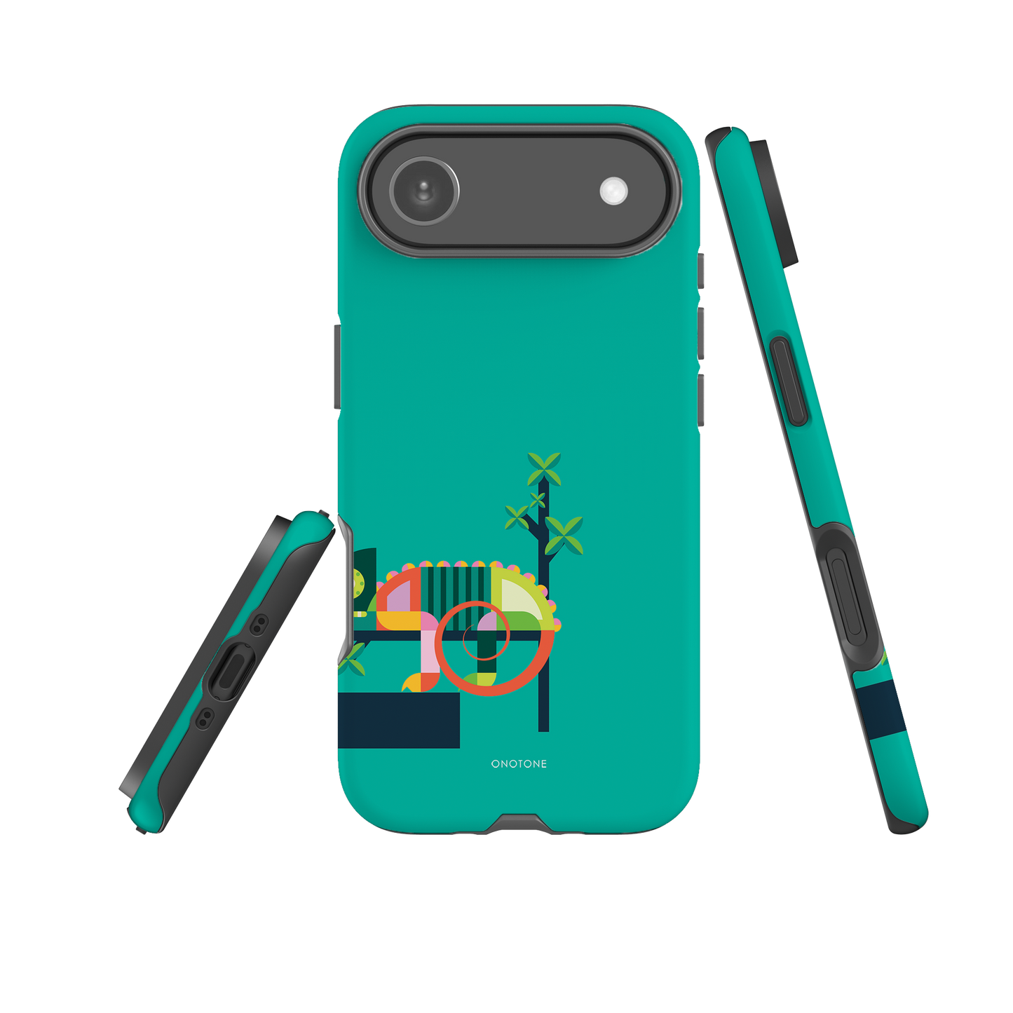 Dual Layer green modern iPhone® Case ( MD-2569)