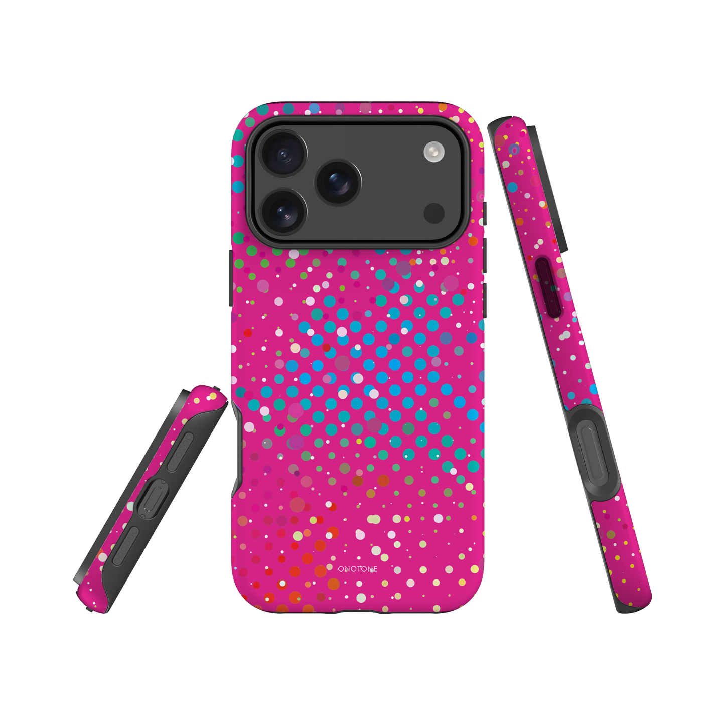 Hot Pink Polka Dot iPhone 17 Pro (MagSafe) Case