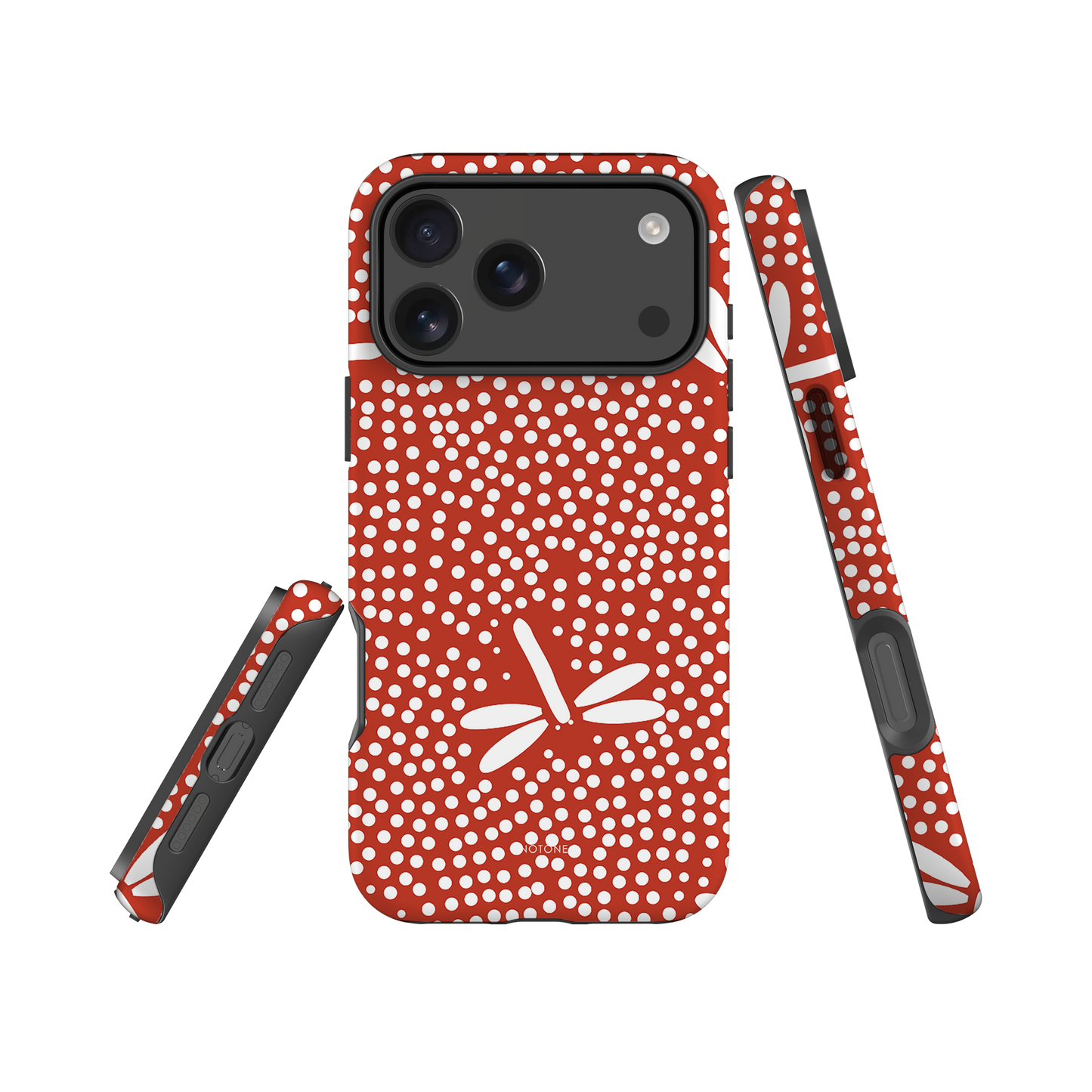 Japanese design indigo iPhone® Case with dotted patterns (IND-010)