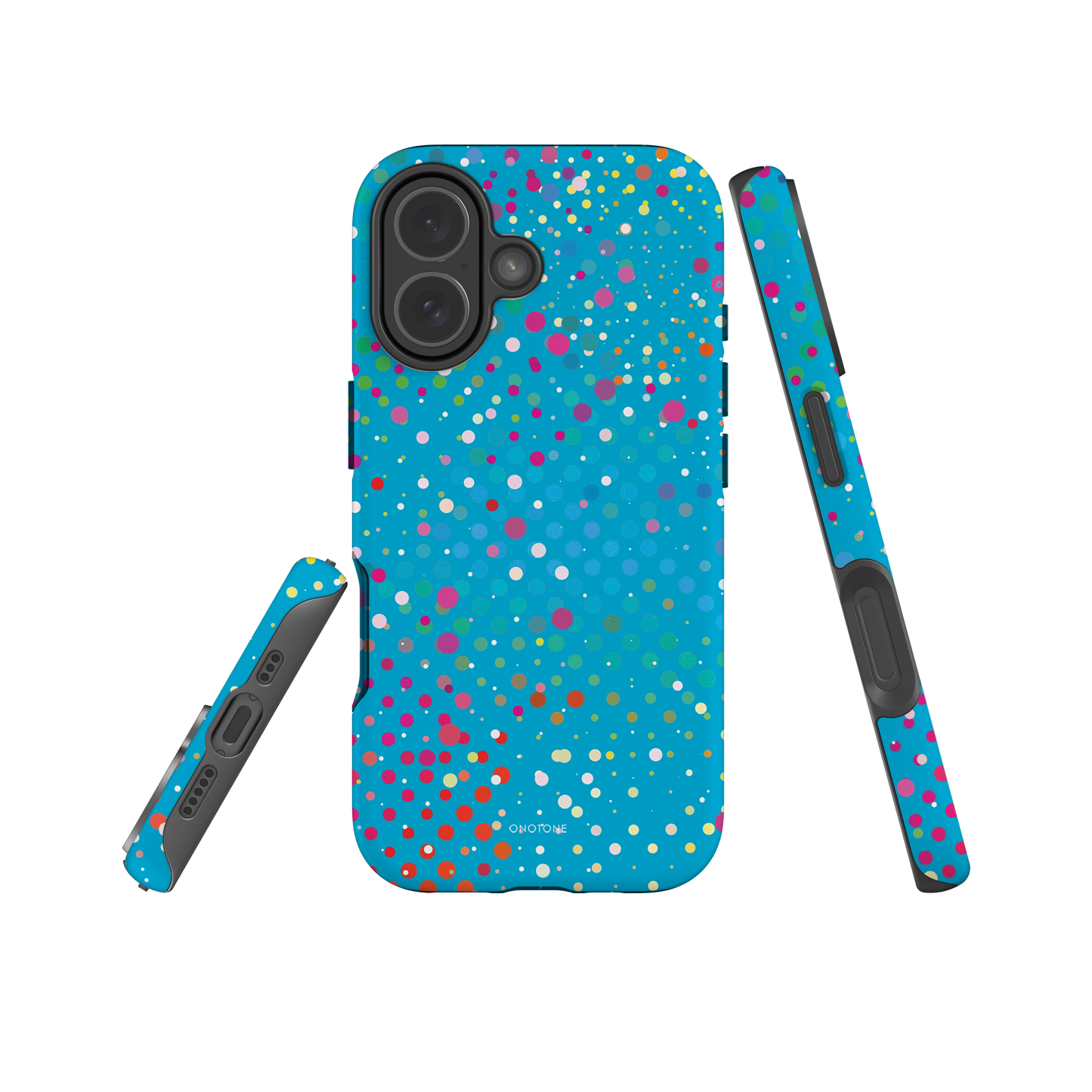 Blue Green Polka Dot iPhone 17 (MagSafe) Case