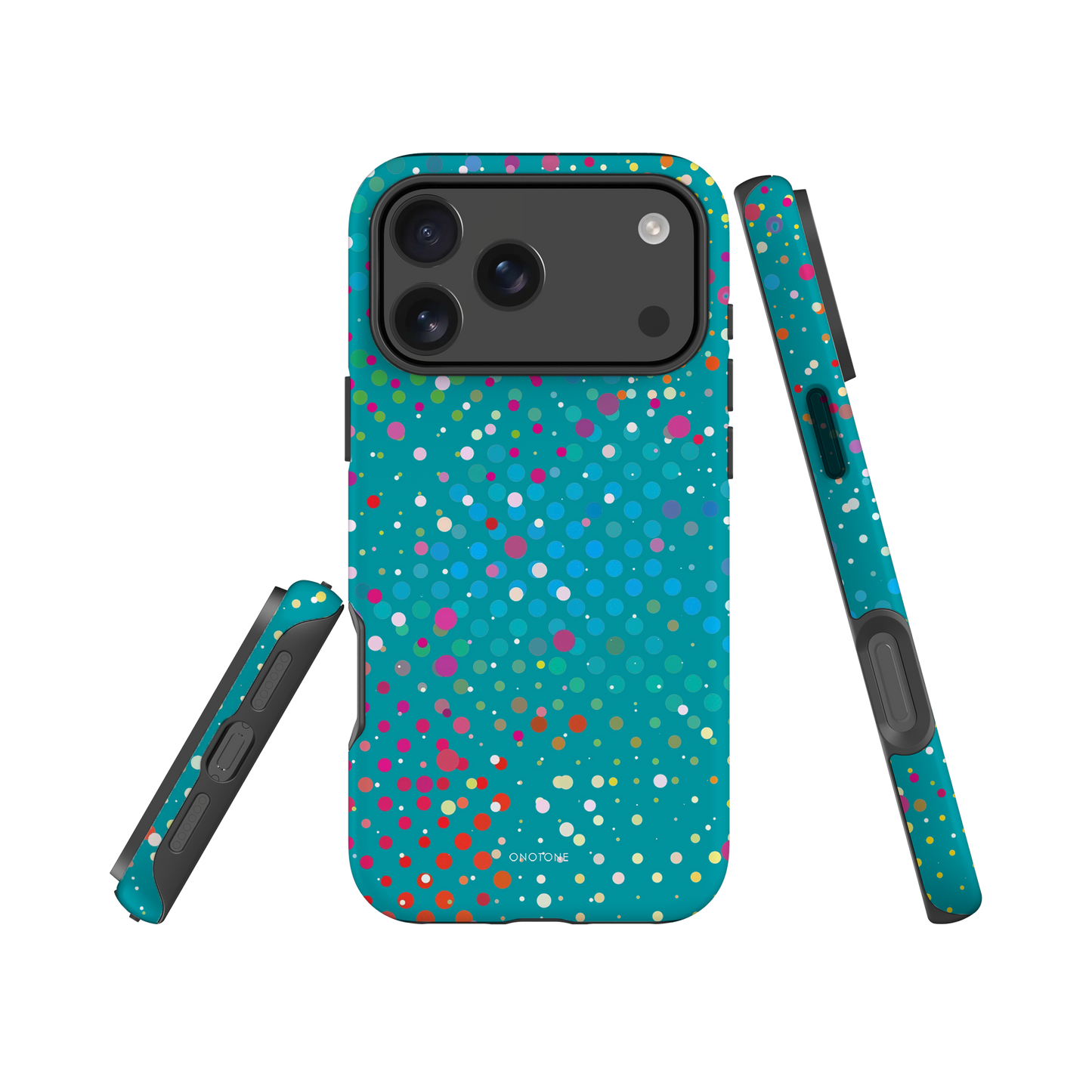 Bondi Blue Polka Dot iPhone 17 Pro (MagSafe) Case