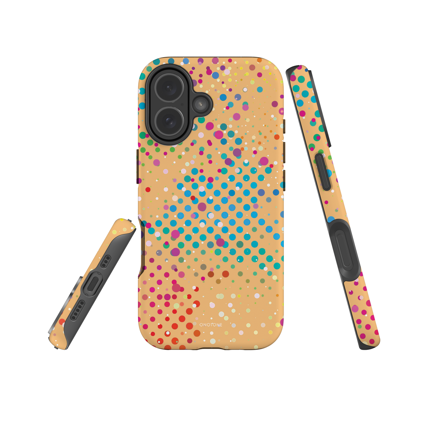 Peach Yellow Polka Dot iPhone 17 (MagSafe) Case