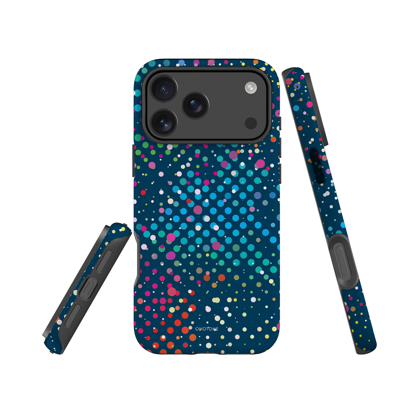 Blue Polka Dot iPhone 17 Pro (MagSafe) Case