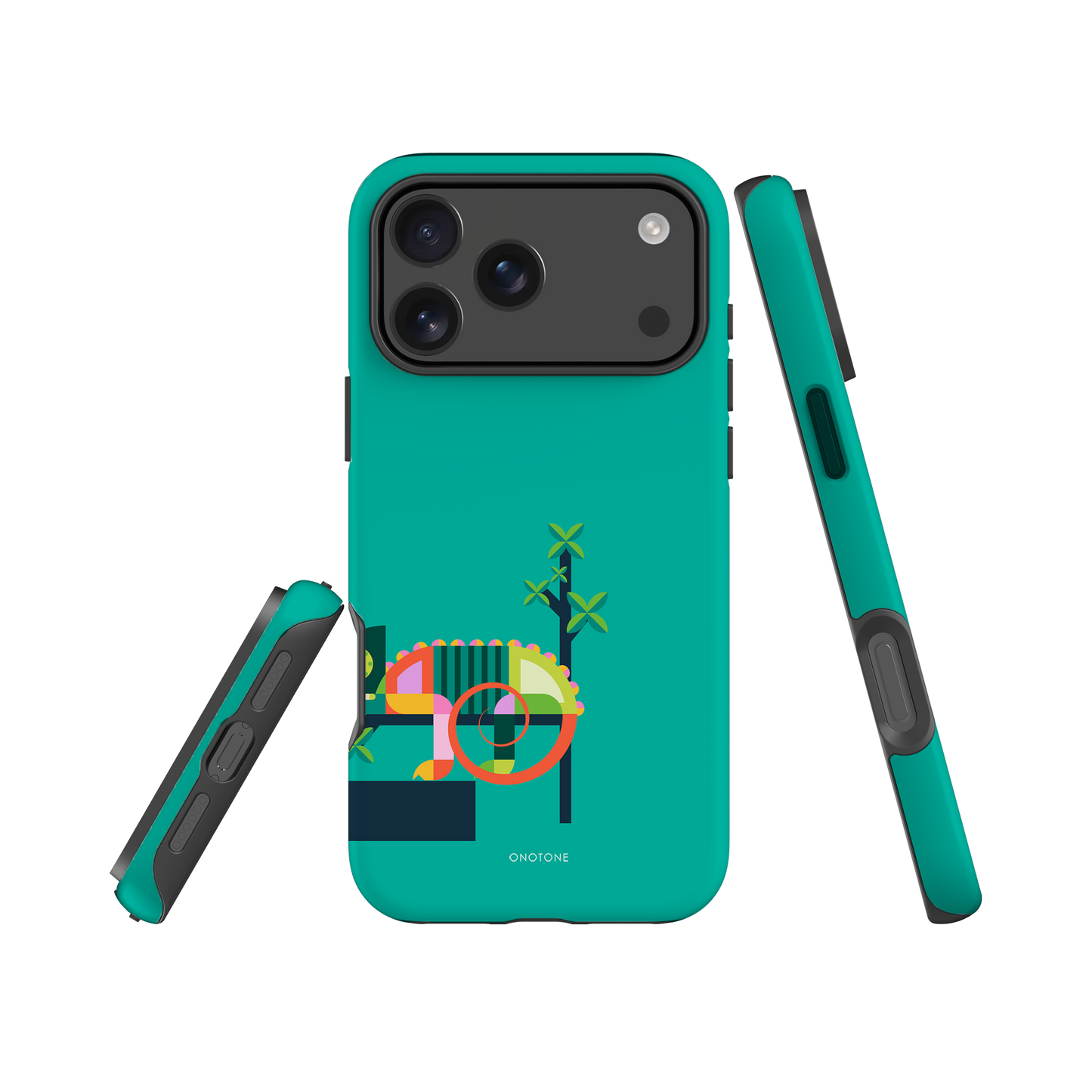 Dual Layer green modern iPhone® Case ( MD-2569)
