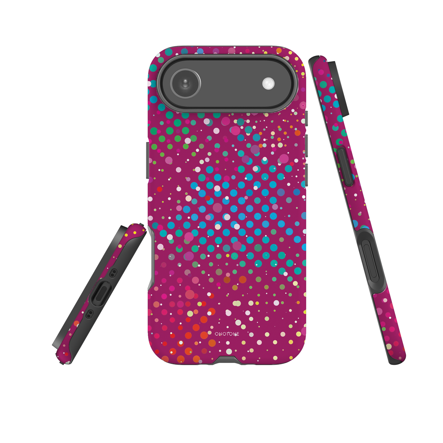 Rouge Pink Polka Dot iPhone 17 Pro (MagSafe) Case