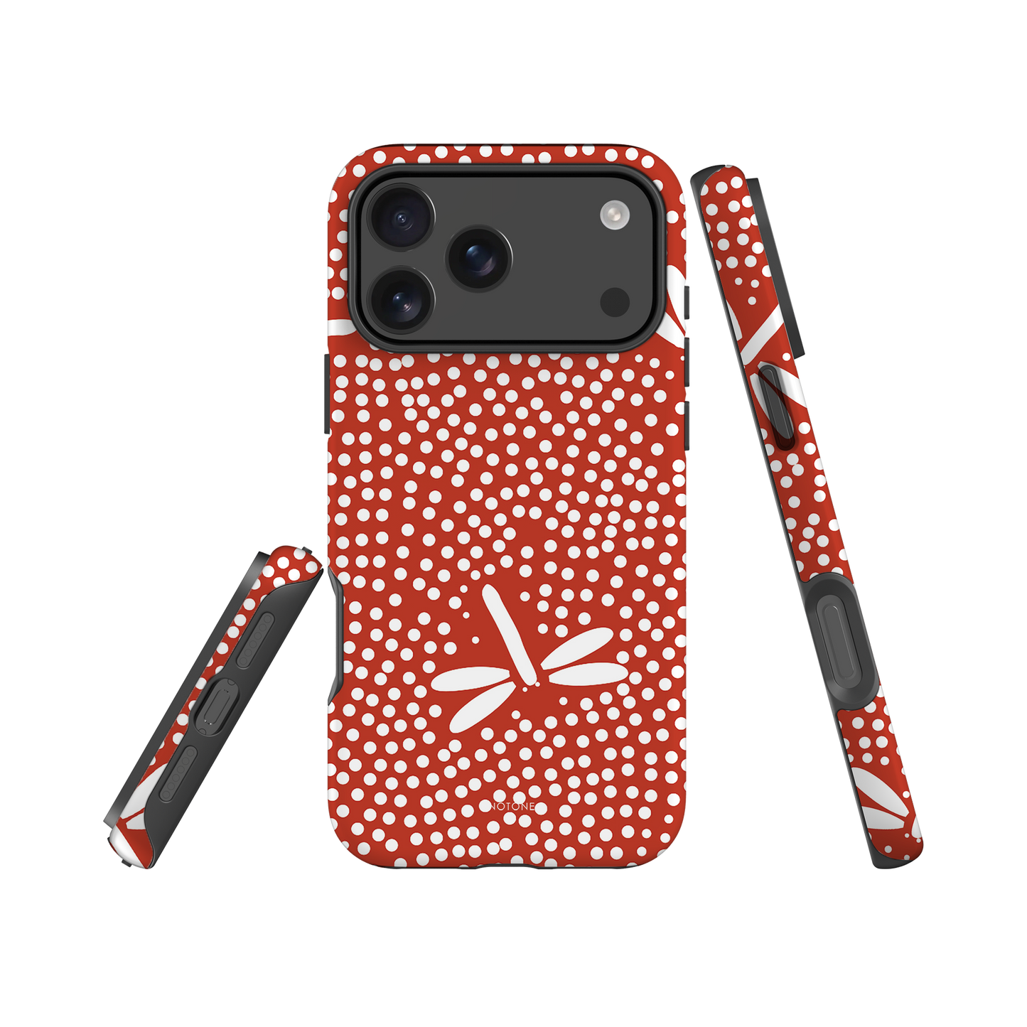 Japanese design indigo iPhone® Case with dotted patterns (IND-010)