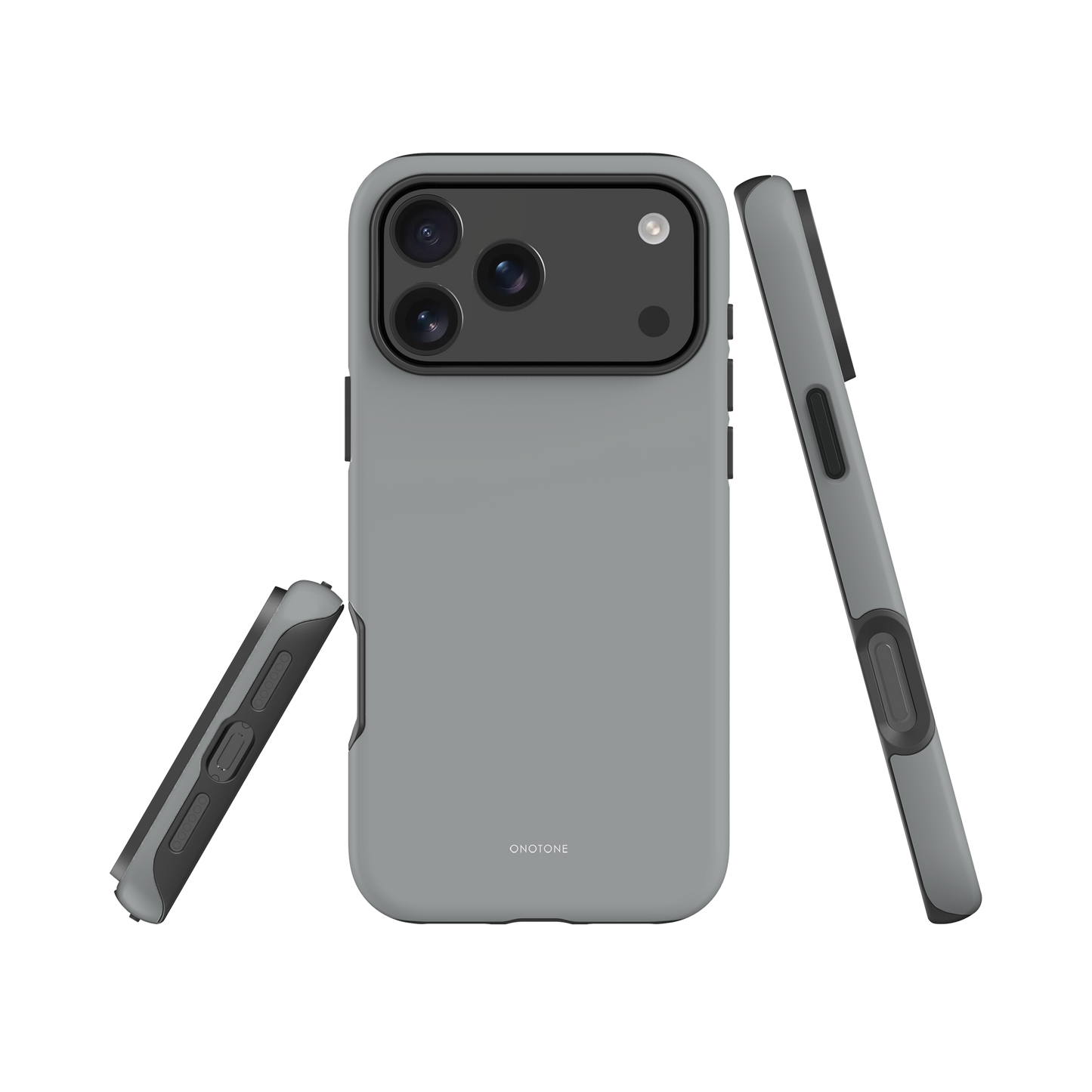 GRAY MINIMALIST IPHONE® CASE - PANTONE® 422