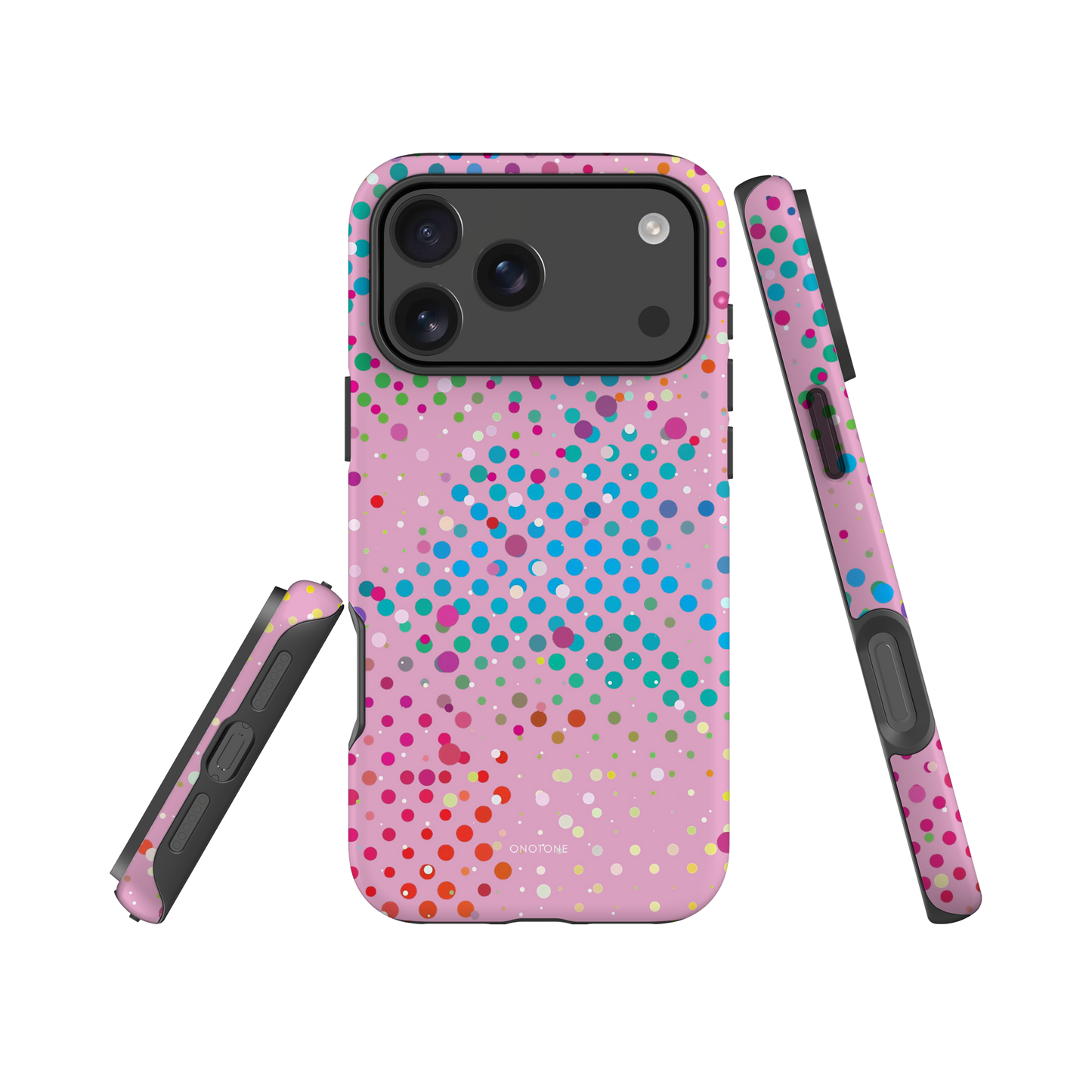 Millennial Pink Polka Dot iPhone 17 (MagSafe) Case