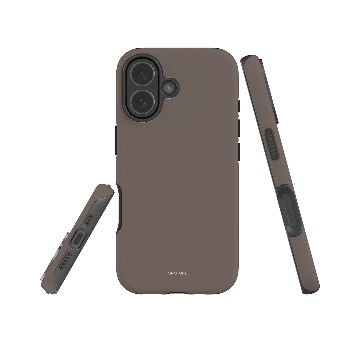 GRAY MINIMALIST IPHONE® CASE - PANTONE® 410