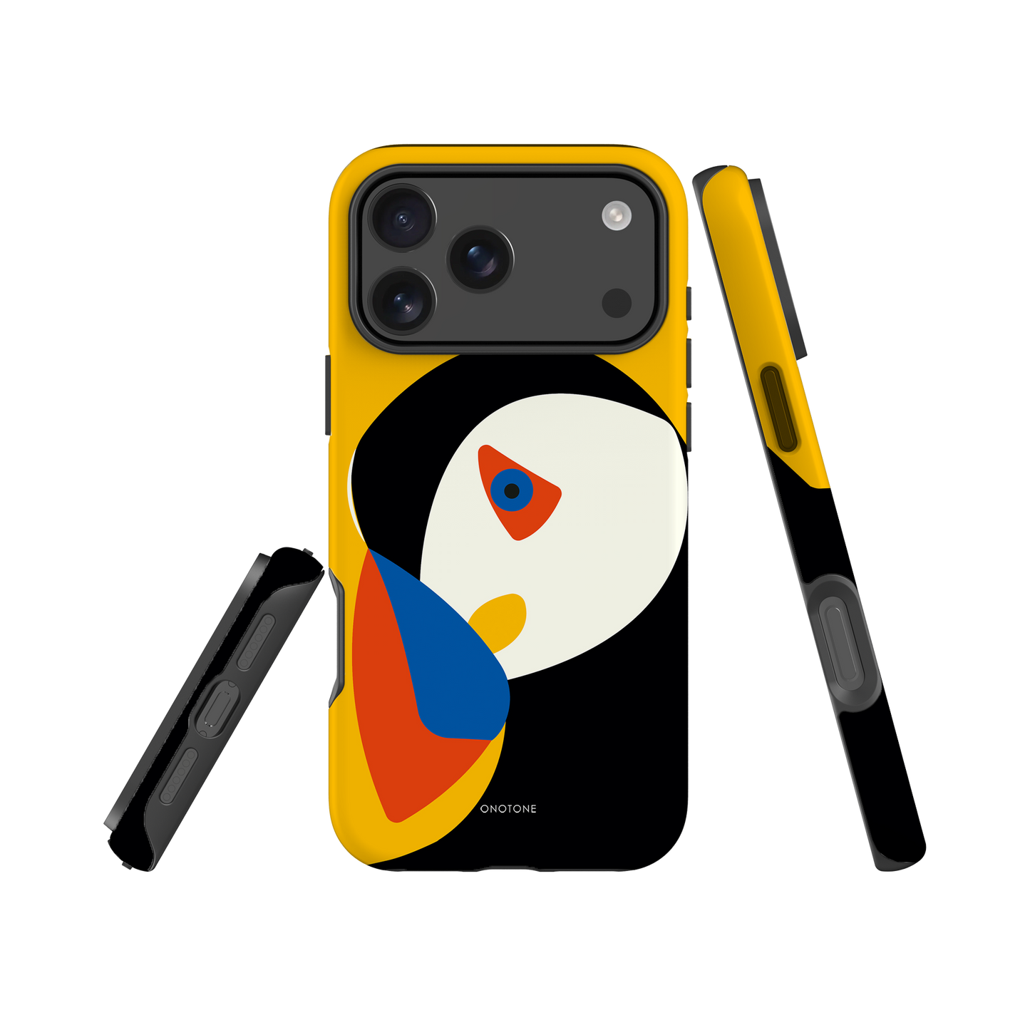 Dual Layer yellow modern iPhone® Case ( MD-3465)