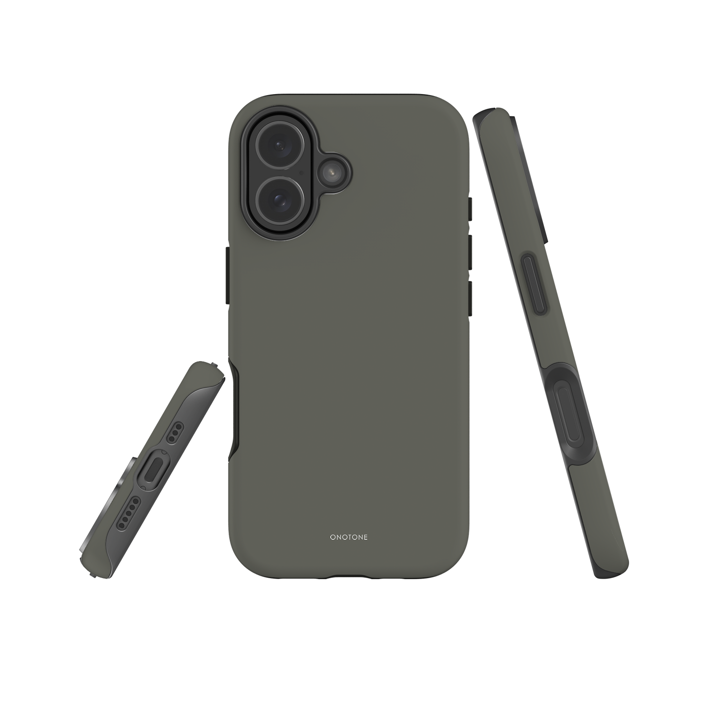 GRAY MINIMALIST IPHONE® CASE - PANTONE® 417