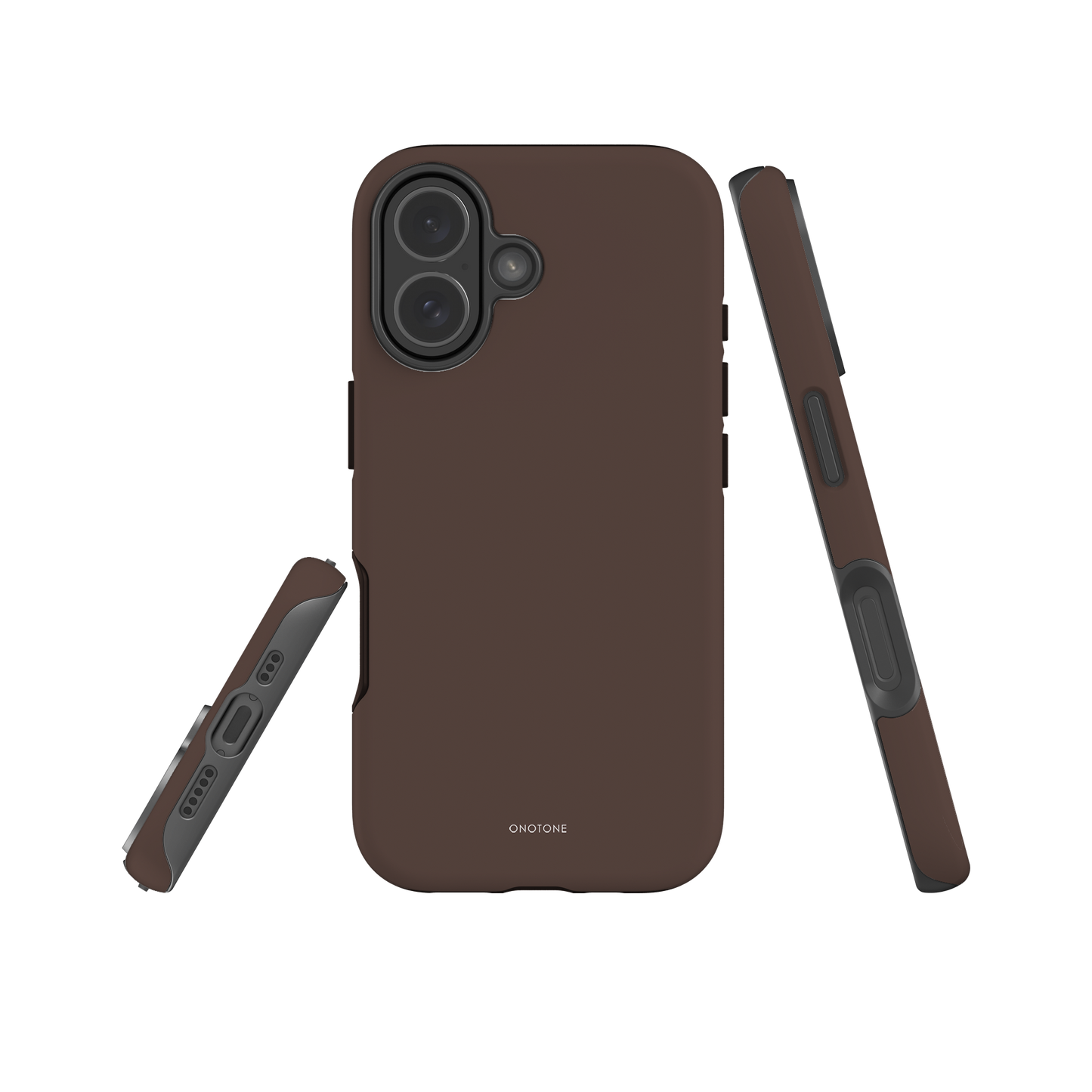 TAUPE MINIMALIST IPHONE® CASE - PANTONE® CHOCOLATE MARTINI
