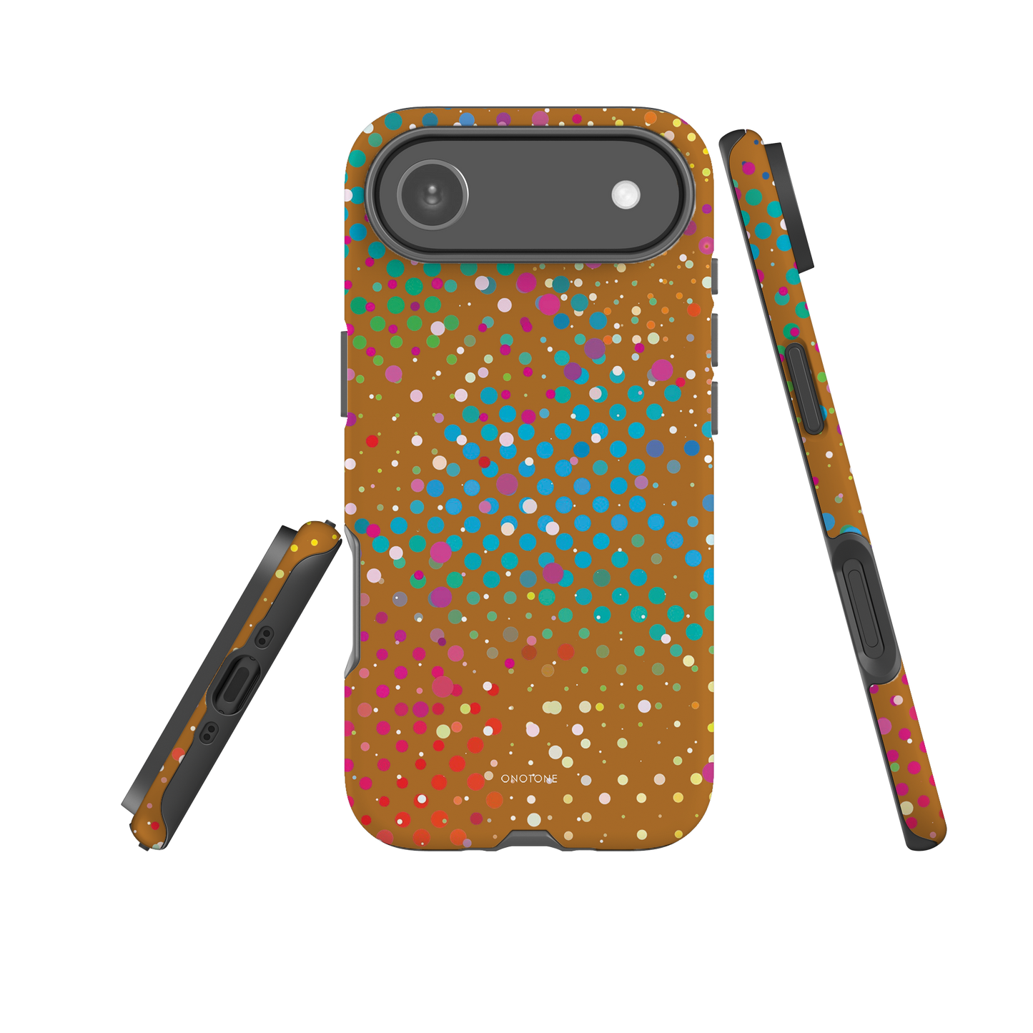 Baked Bean Brown Polka Dot iPhone 17 Pro (MagSafe) Case