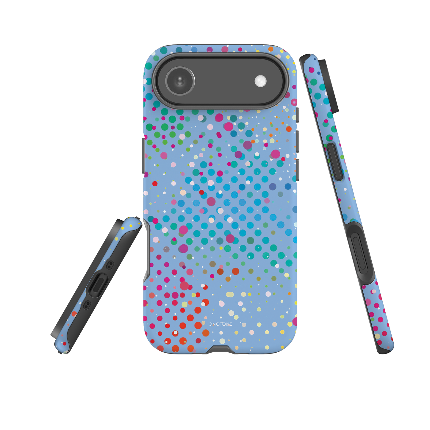 Light Blue Polka Dot iPhone 17 Pro (MagSafe) Case