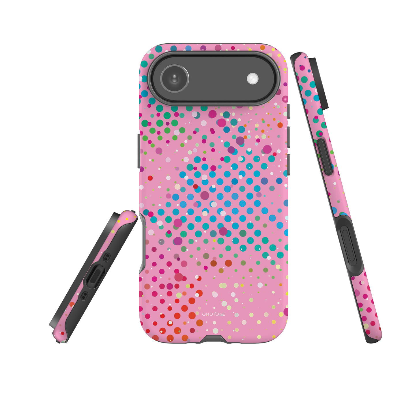 Light Pink Polka Dot iPhone 17 Pro (MagSafe) Case