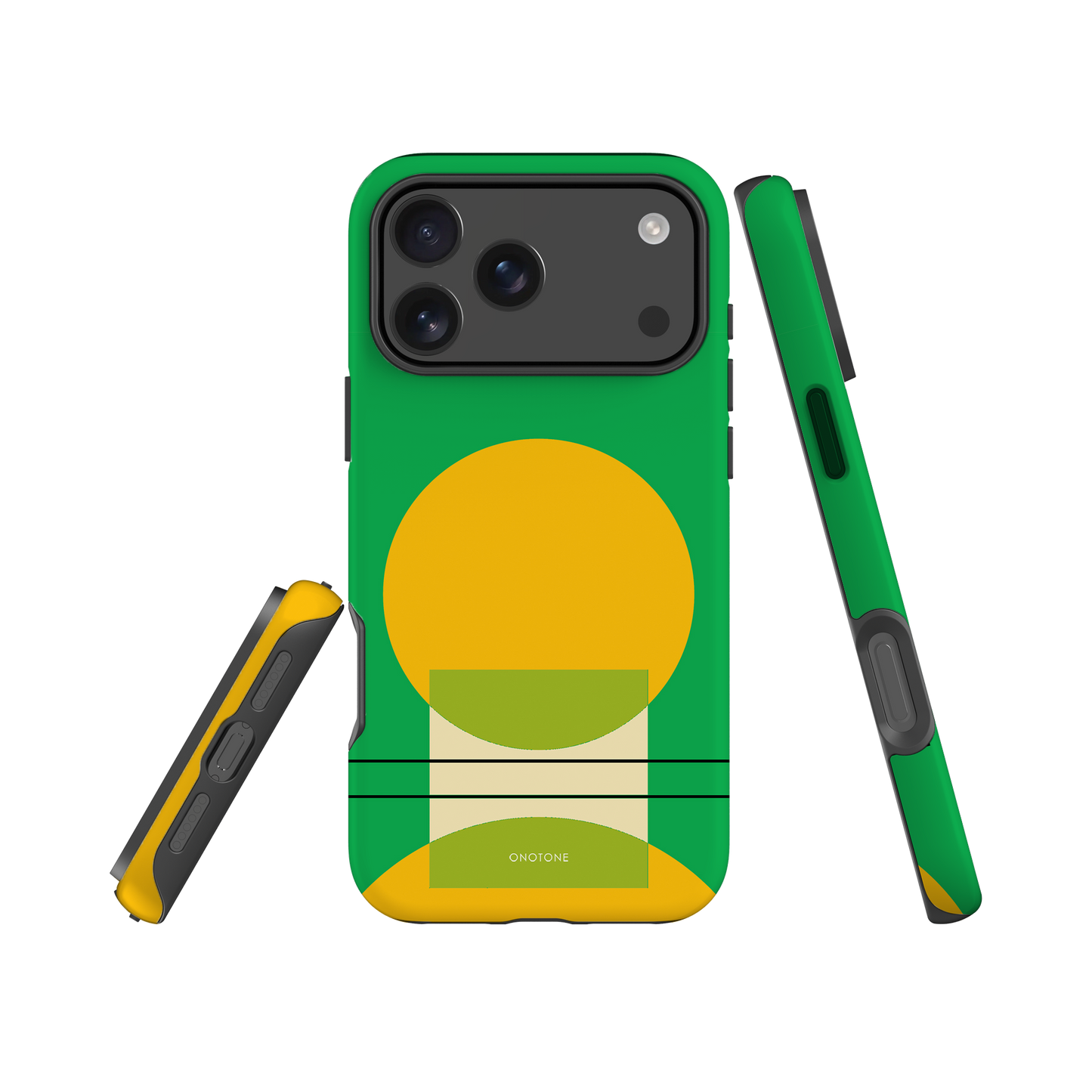 Dual Layer green modern iPhone® Case ( MD-2065)