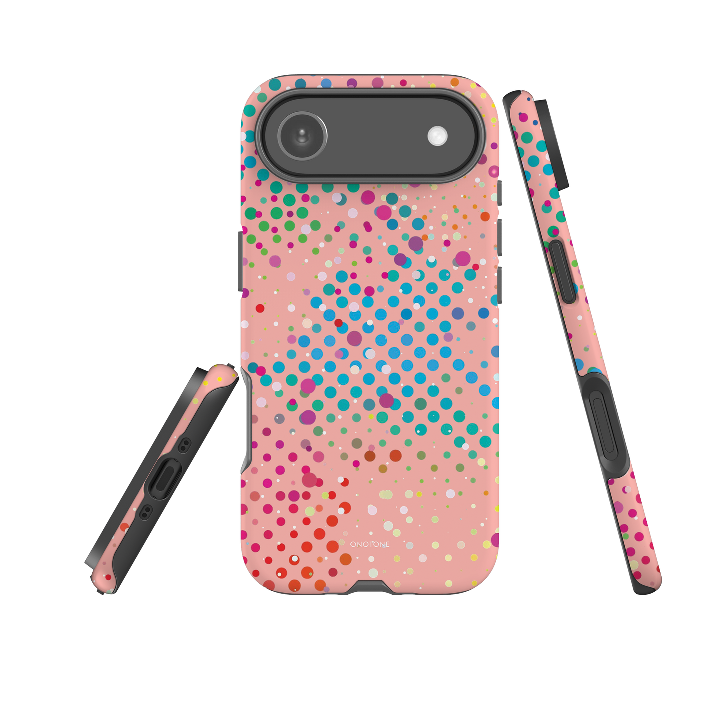 Pearl Vivid Crimson Polka Dot iPhone 17 Pro (MagSafe) Case