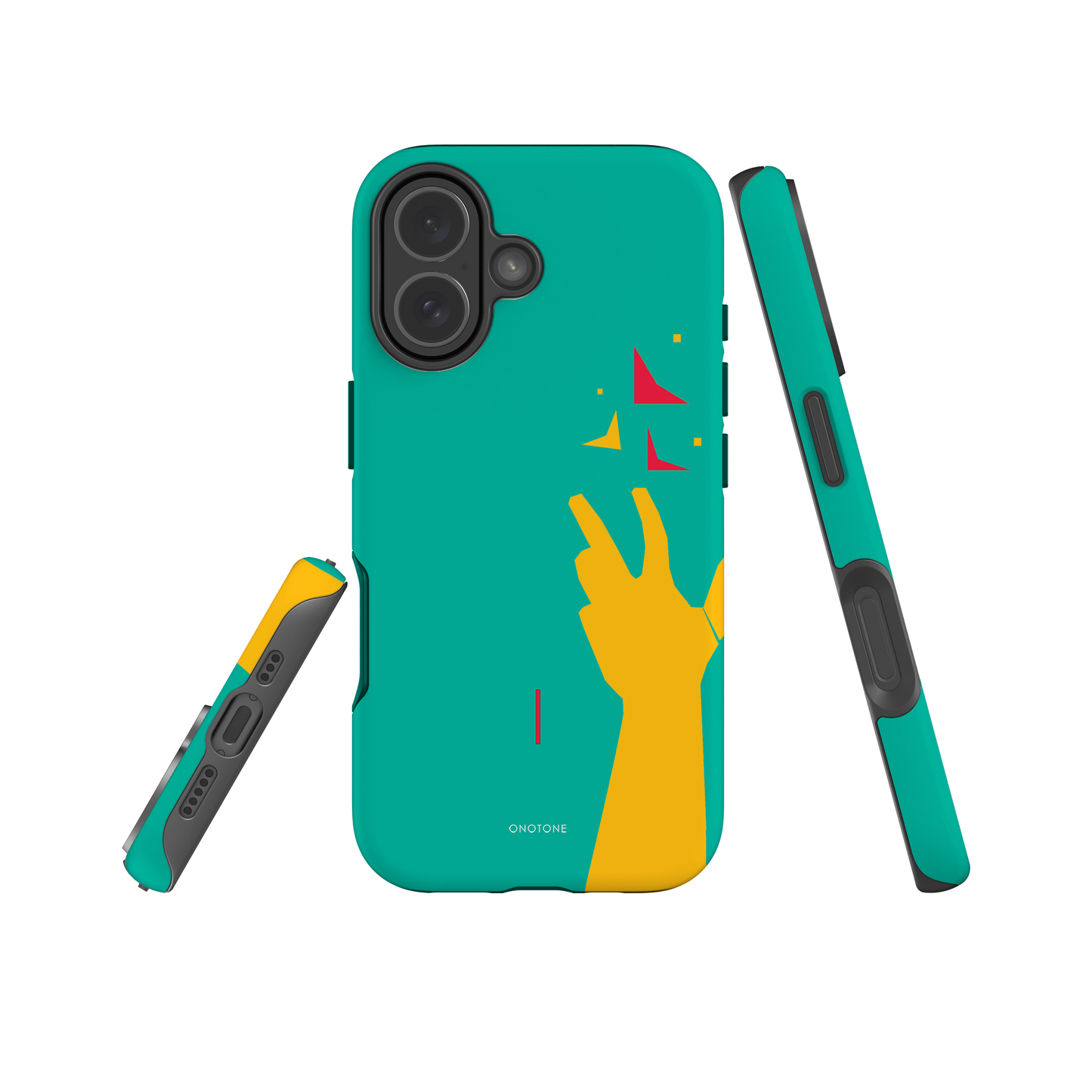 Dual Layer green modern iPhone® Case ( MD-1113)