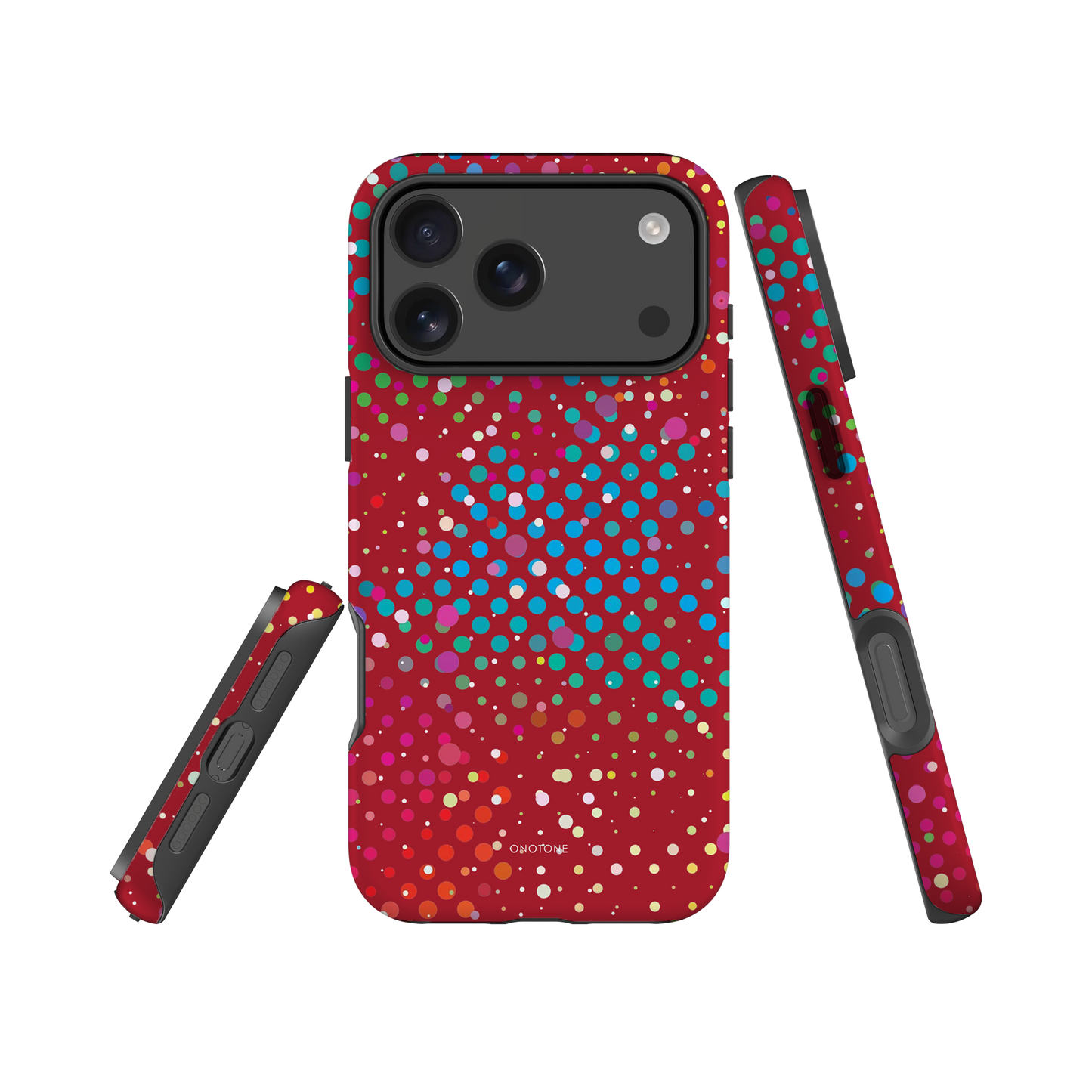 Vivid Mulberry Polka Dot iPhone 17 (MagSafe) Case