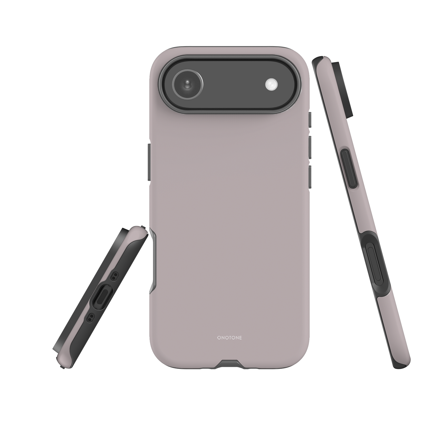 GRAY MINIMALIST IPHONE® CASE - PANTONE® 435